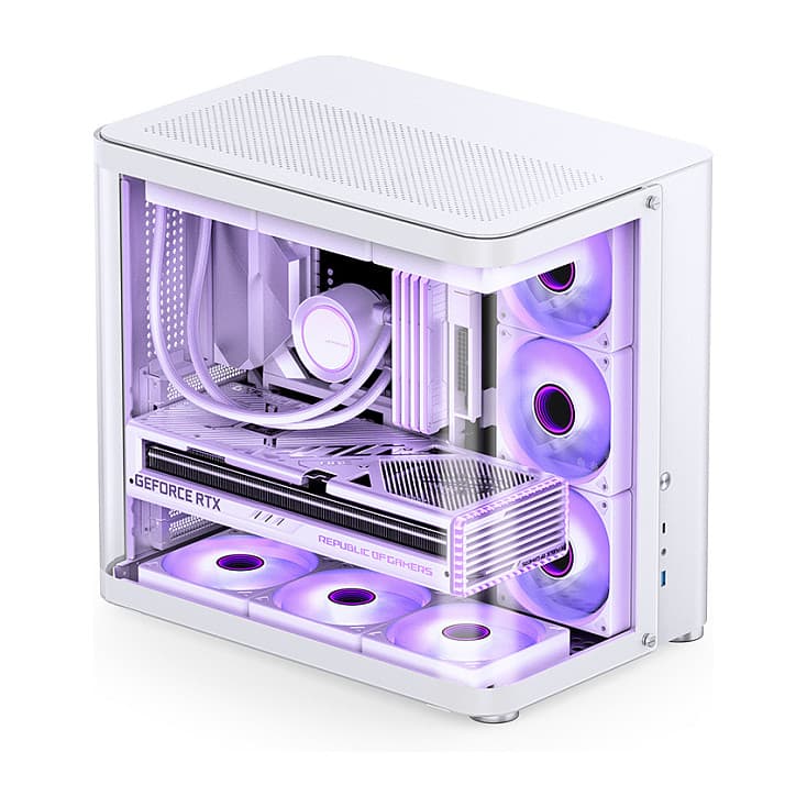 Jonsbo Tk-2 2.0 Midi-Tower, Tempered Glass - Weiß