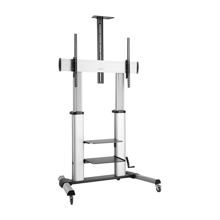 Display Cart, 60""-100"", Silver