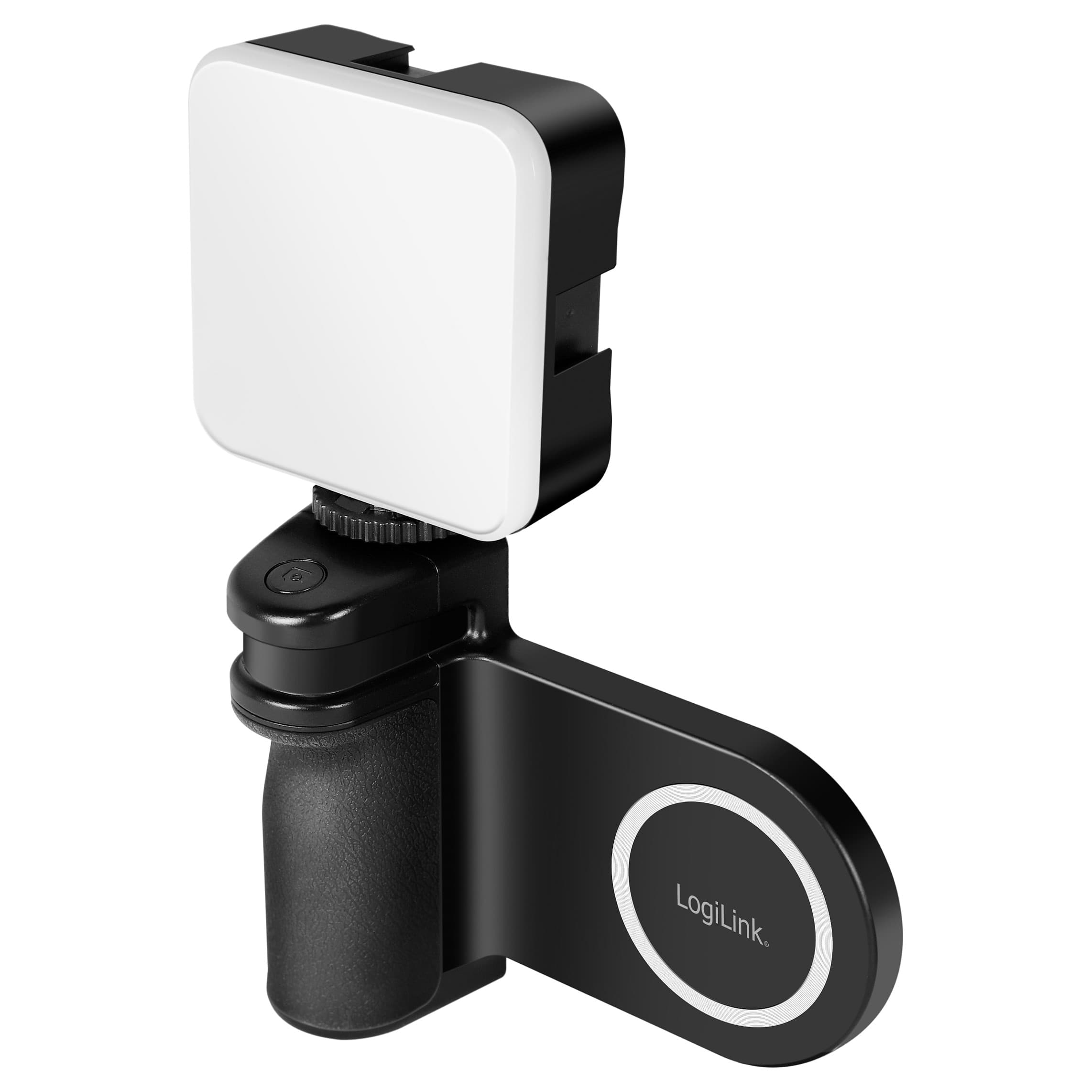 Logilink Magnetic Phone Grip With Led Fill Light