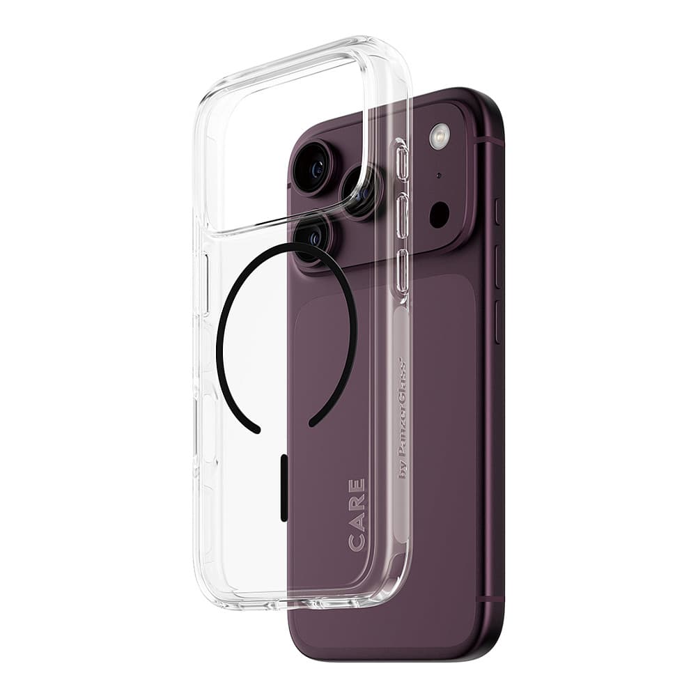 Care By Panzerglass Urban Explorer Case Transparent M. Schwarz Magsafe Iphone 17 Pro