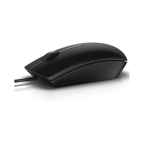 Dell Ms116 Mouse Ambidextrous Usb Type-A Optical 1000 Dpi (Ms116-Bk)