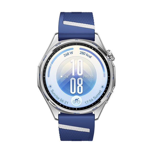 Huawei Watch Gt7 46mm Blue And White Fluoroelastomer Strap