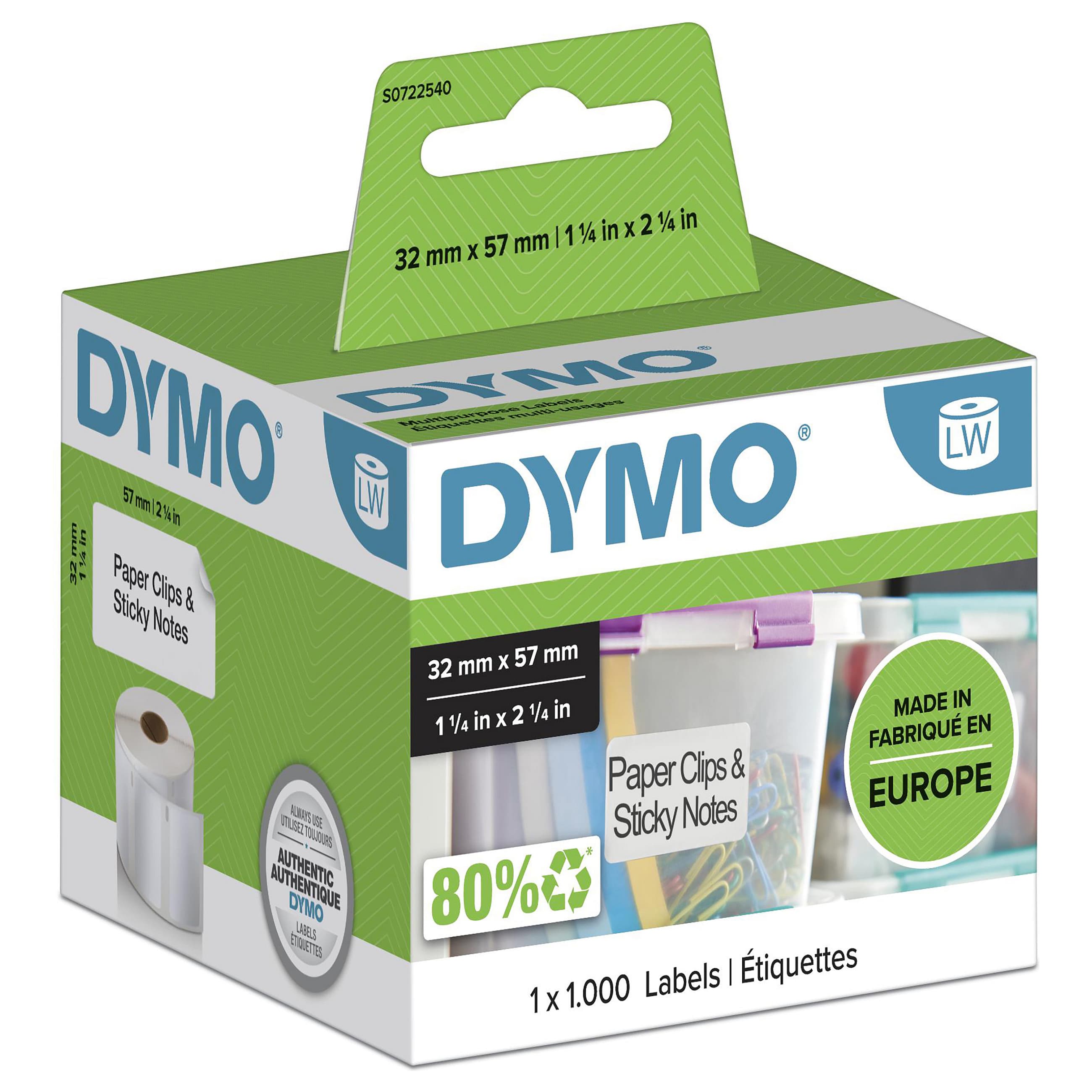 Dymo Lw - Multi-Purpose Labels - 32 X 57 Mm - S0722540