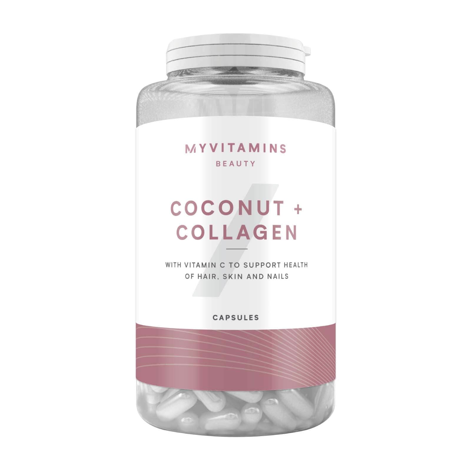 Kokosnuss- & Kollagenkapseln - 30 Capsules - 15portionen