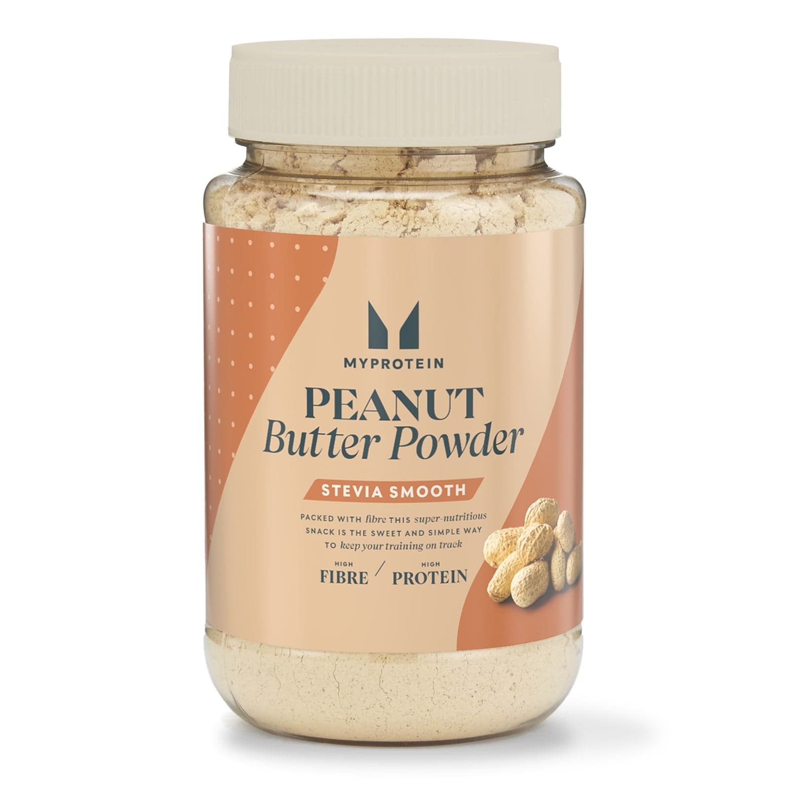 Pulverisierte Erdnussbutter - 180g - Stevia