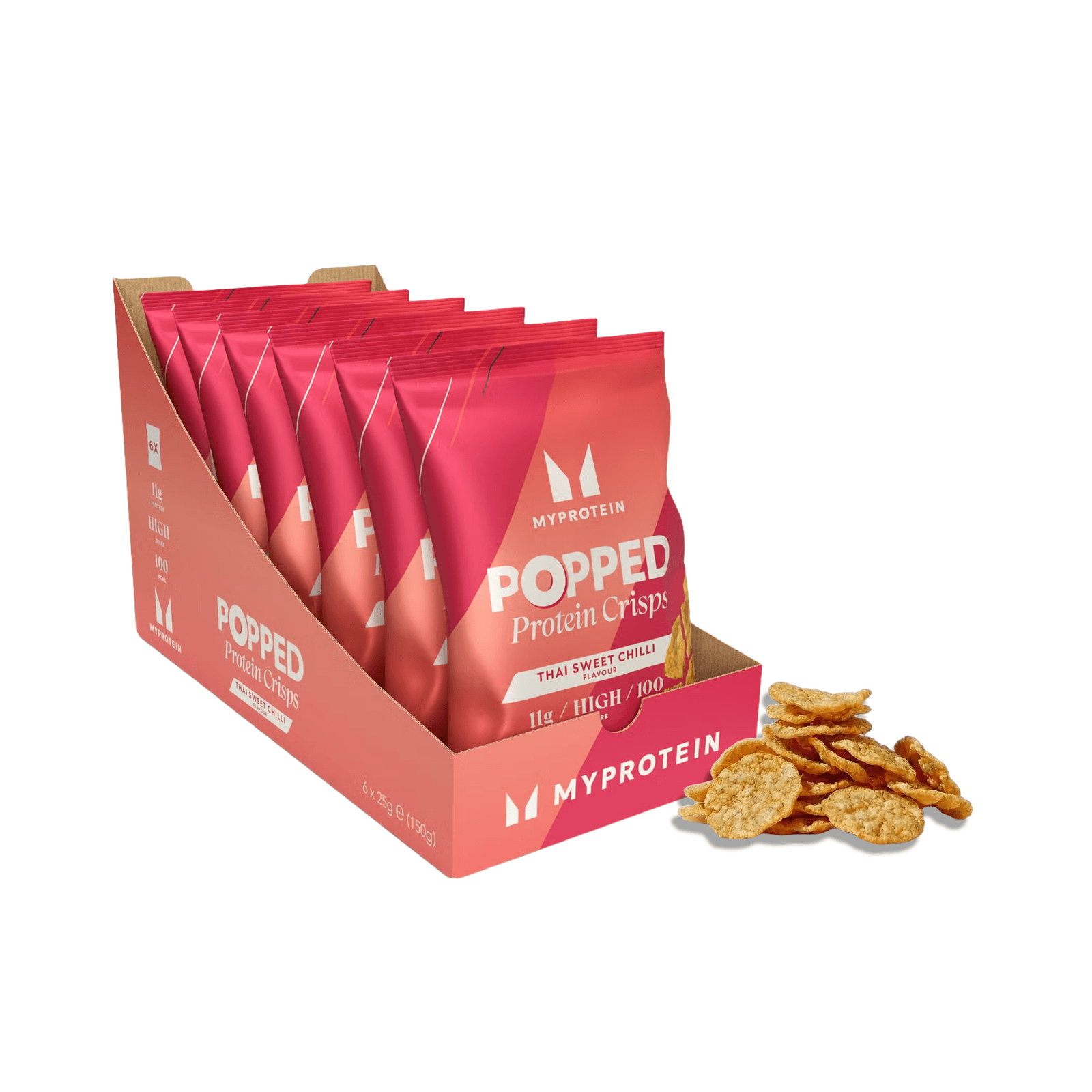 Gepuffte Protein Crisps - Thai Sweet Chilli