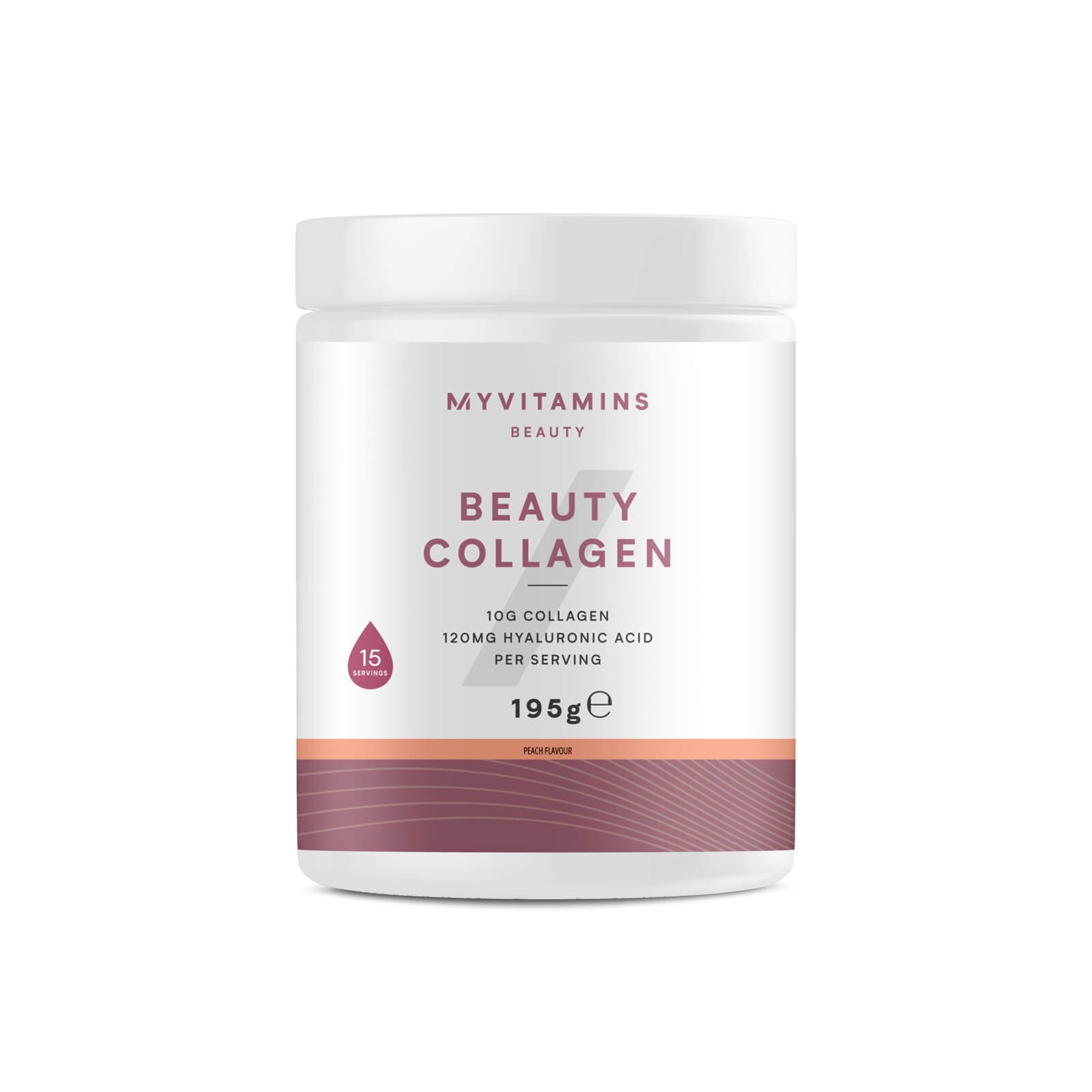 Kollagen-Beautypulver - 195g - Pfirsich