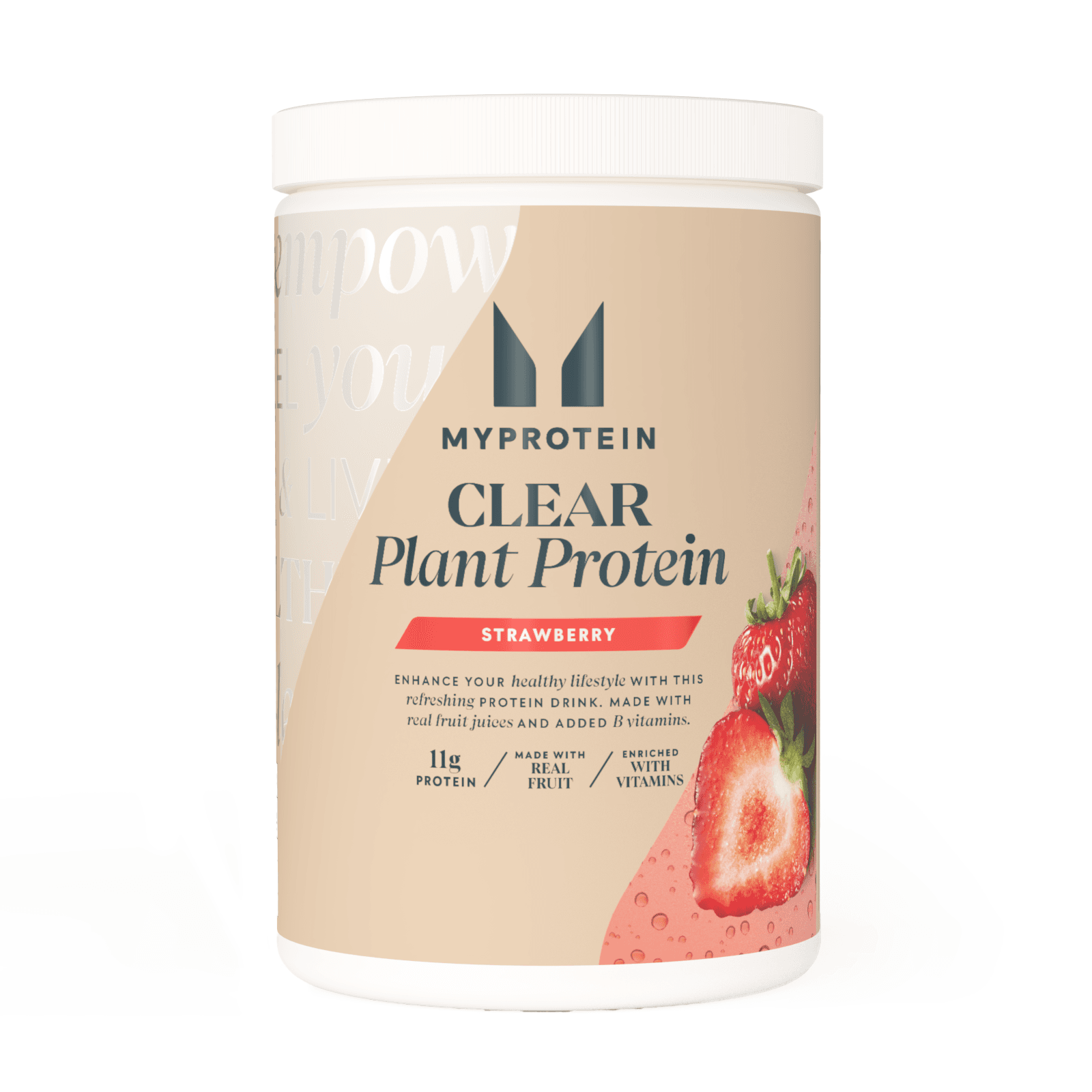 Clear Vegan Protein - 20portionen - Erdbeere