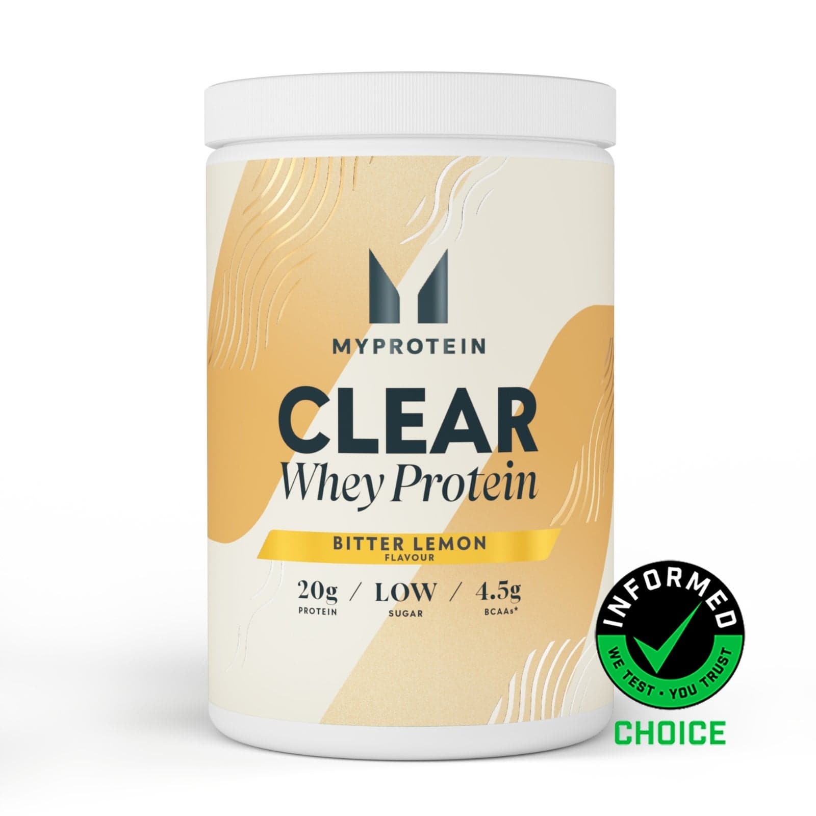 Clear Whey Isolat - 875g - 35portionen - Bitter Lemon