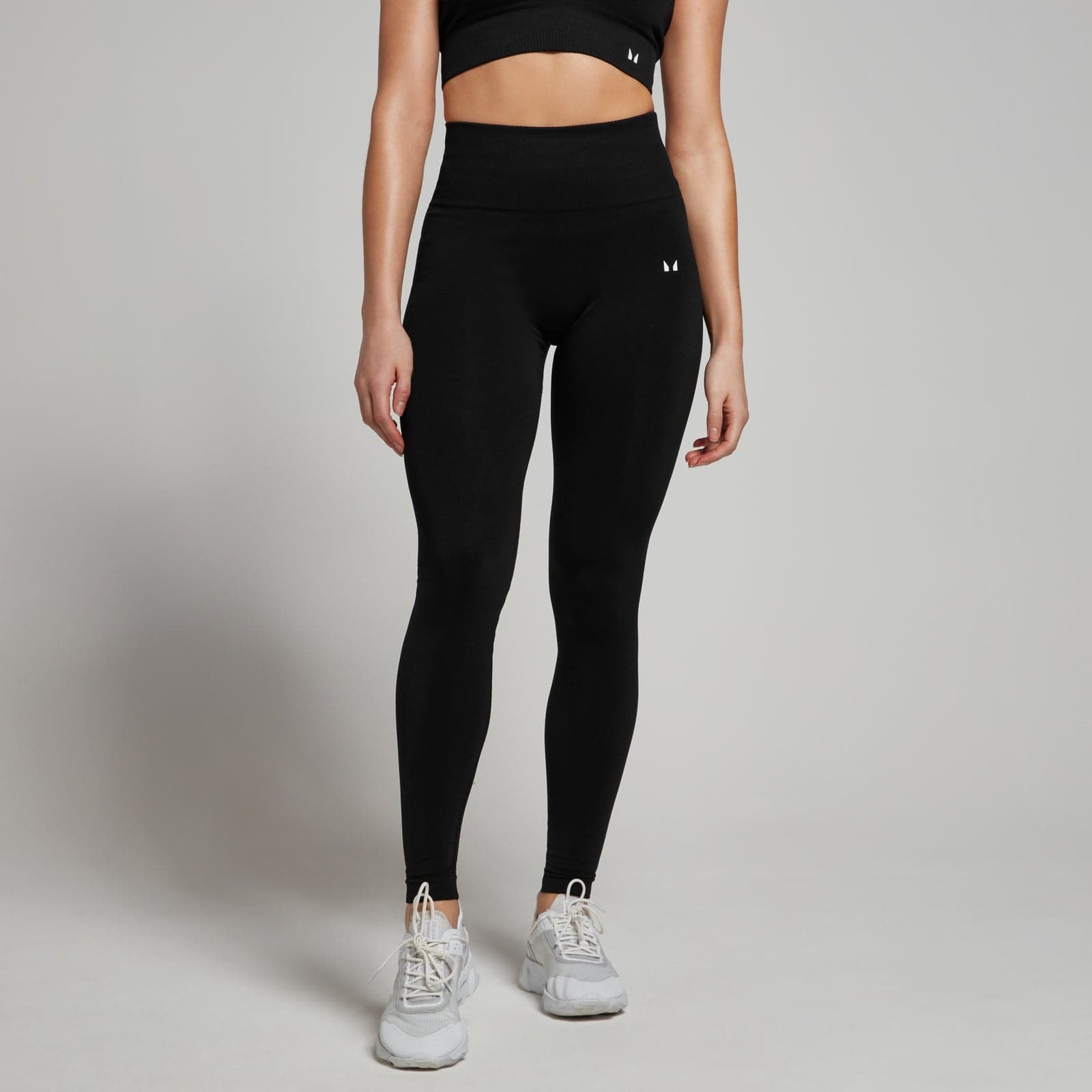Mp Damen Tempo Nahtlose Leggings – Schwarz - M