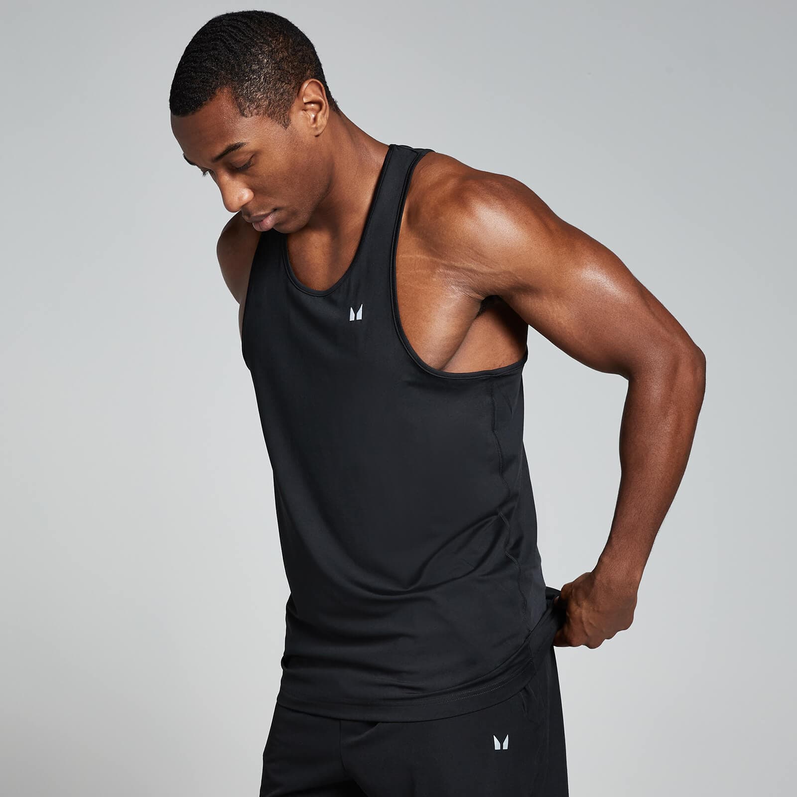 Mp Herren Training Stringer-Top – Schwarz - Xl