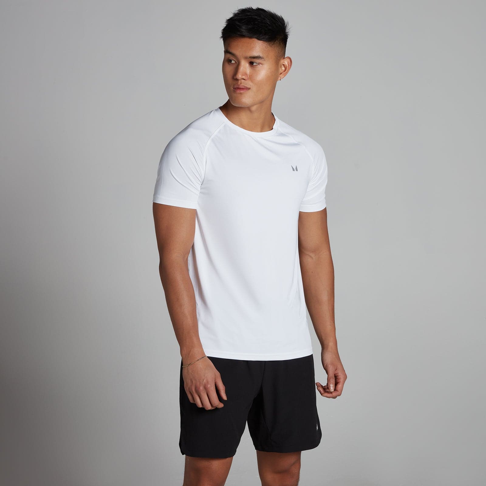 Mp Herren Training Kurzarm-T-Shirt – Weiß - S