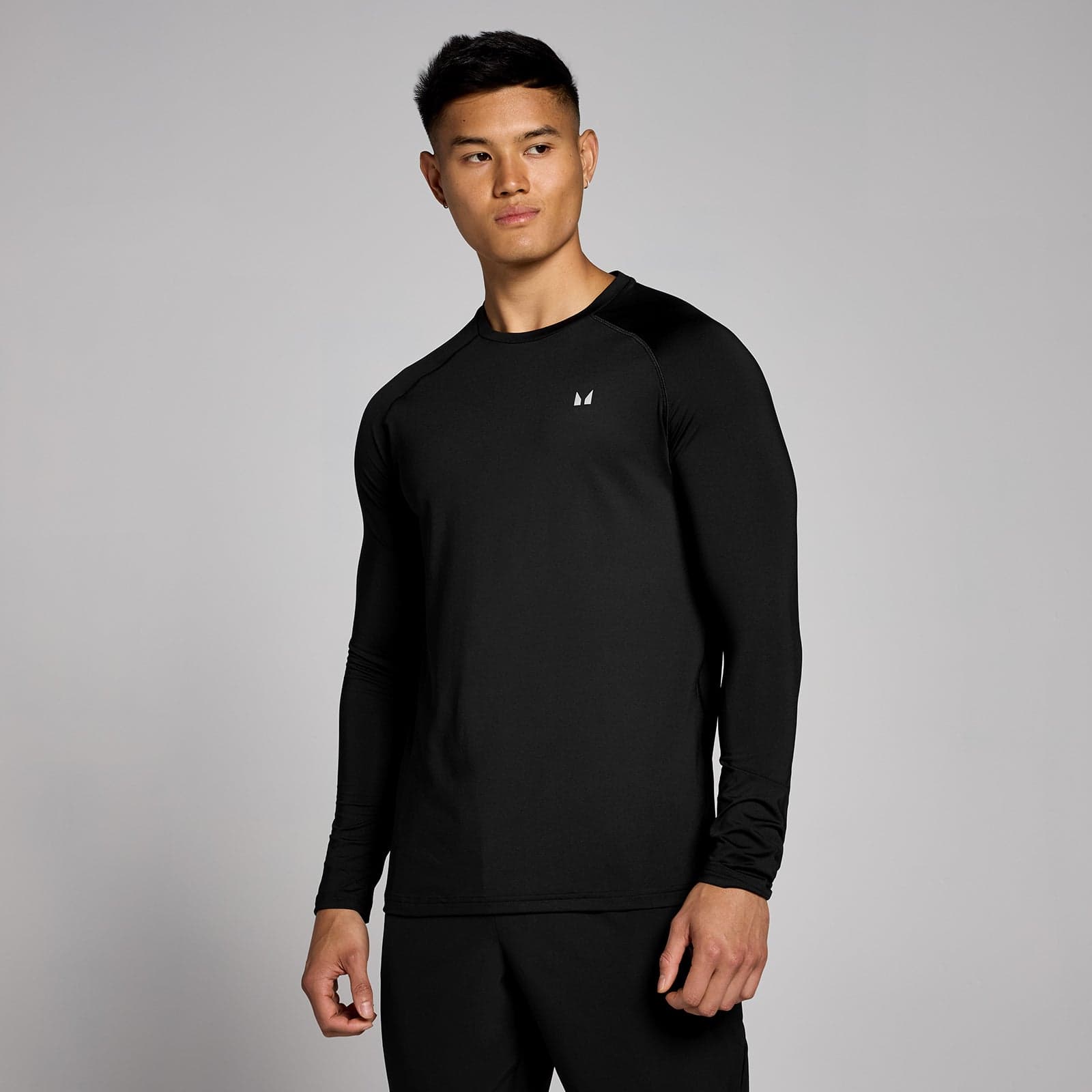 Mp Herren Training Langarm-T-Shirt – Schwarz - Xxl