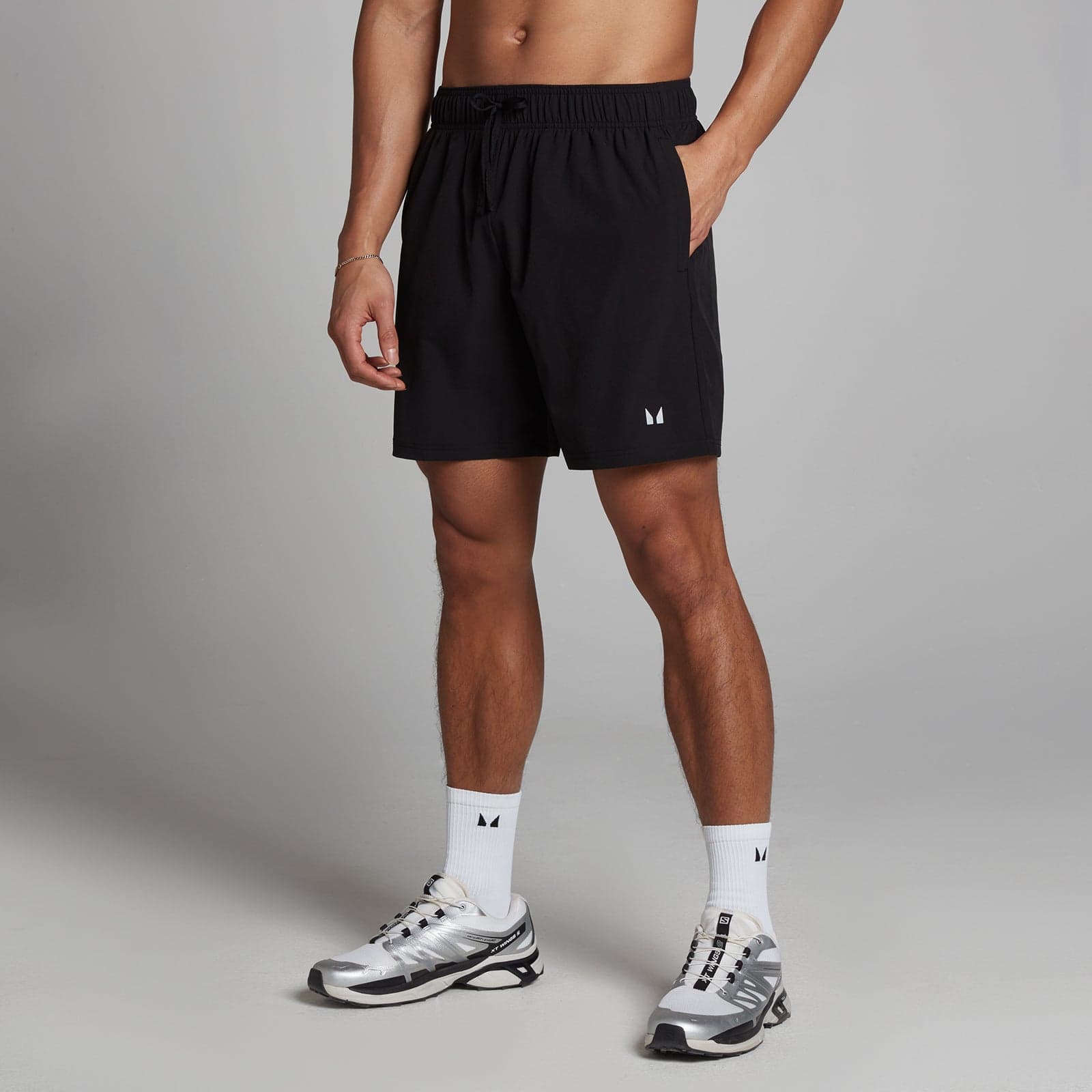 Mp Herren Gewebte Trainingsshorts — Schwarz - Xs