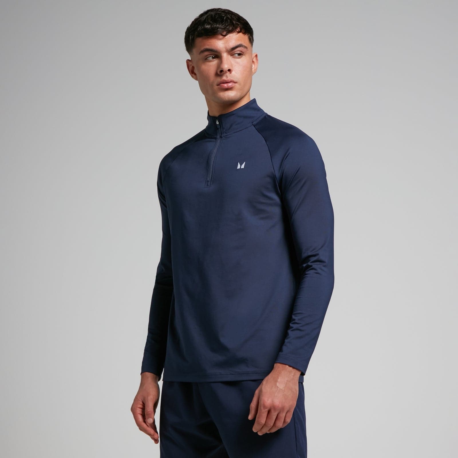 Mp Herren Training Top Mit 1/4-Reißverschluss — Navy - M