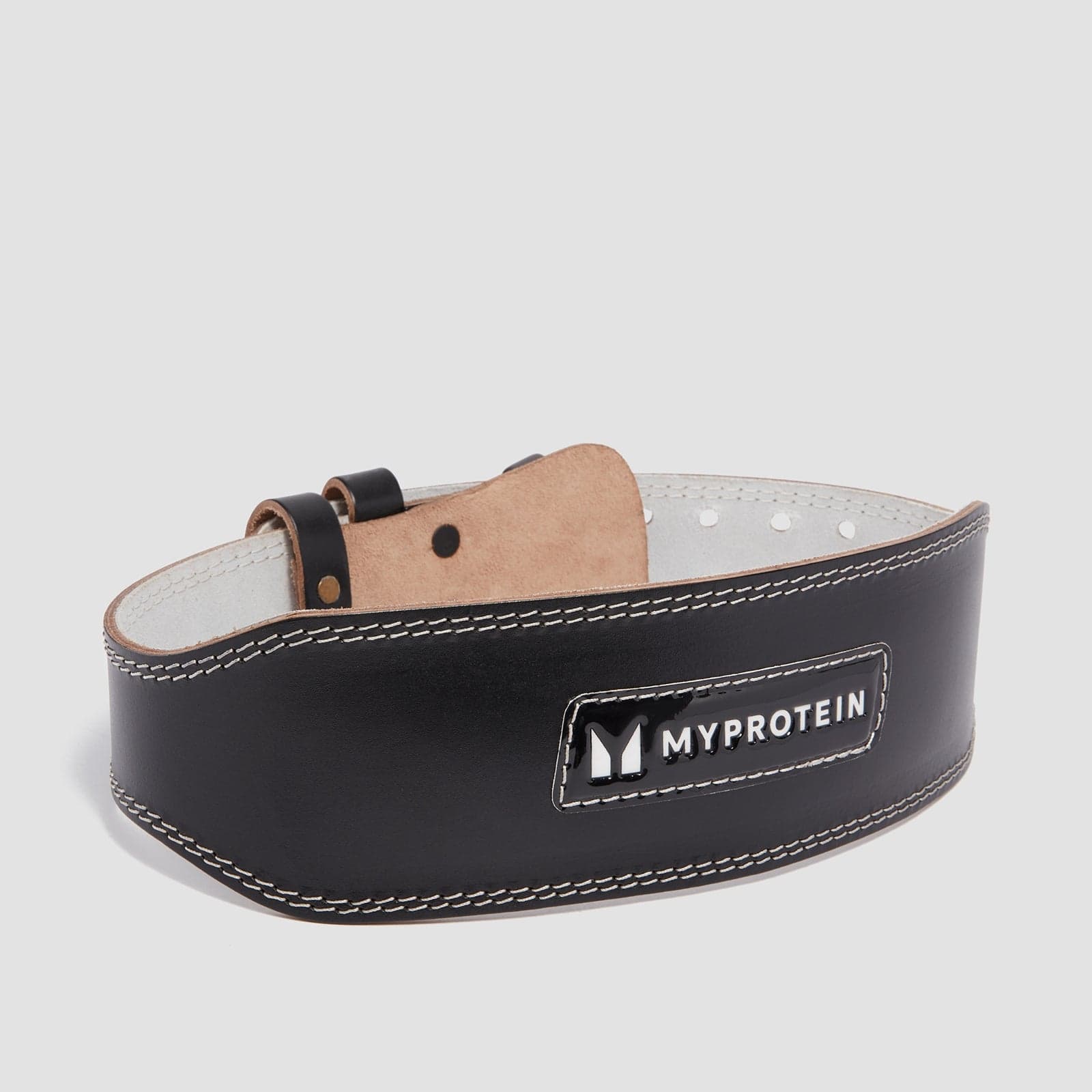Myprotein Gewichthebergürtel Aus Leder – Schwarz - Small (23-32 Inch)