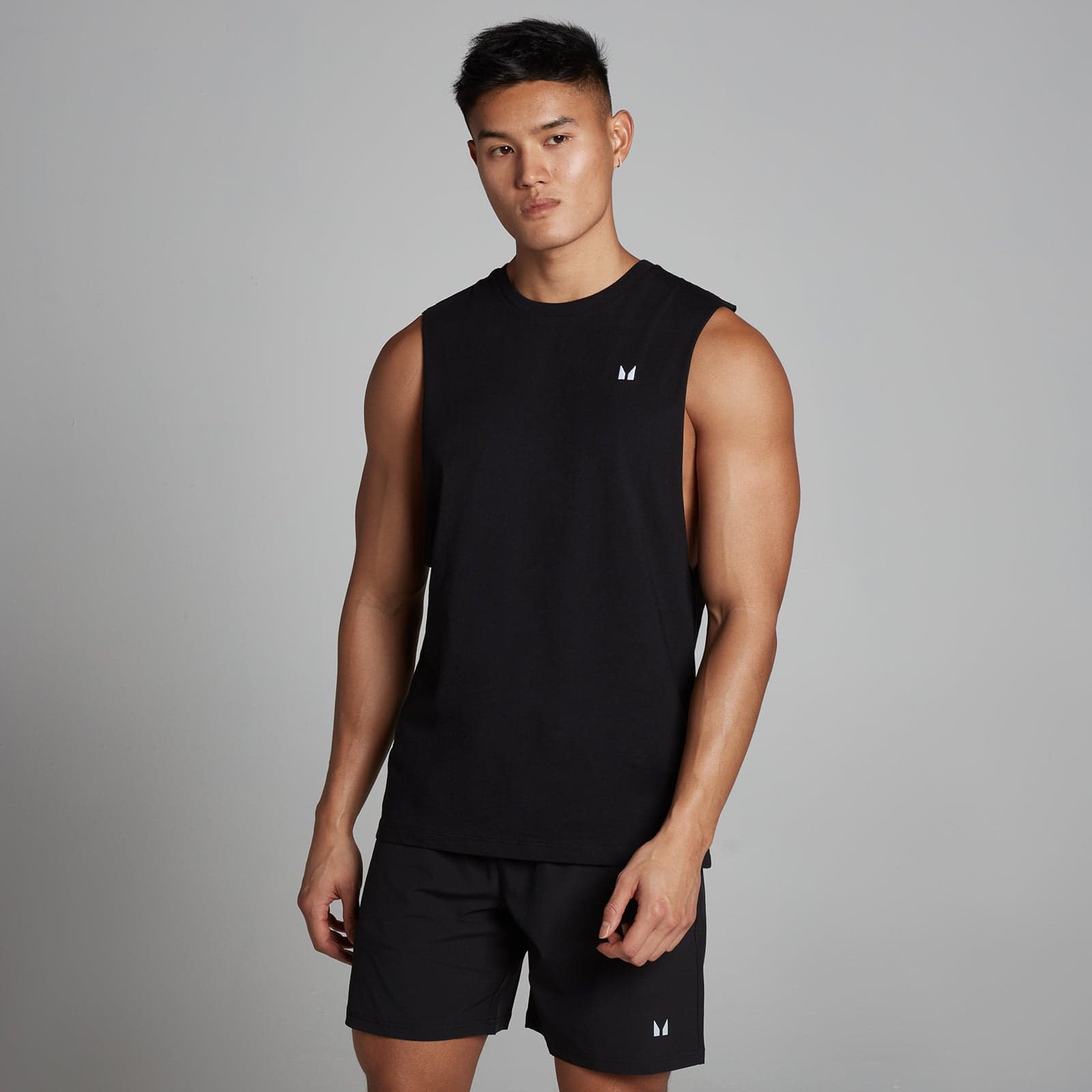 Mp Herren Rest Day Tanktop Mit Tiefem Armausschnitt – Schwarz - S