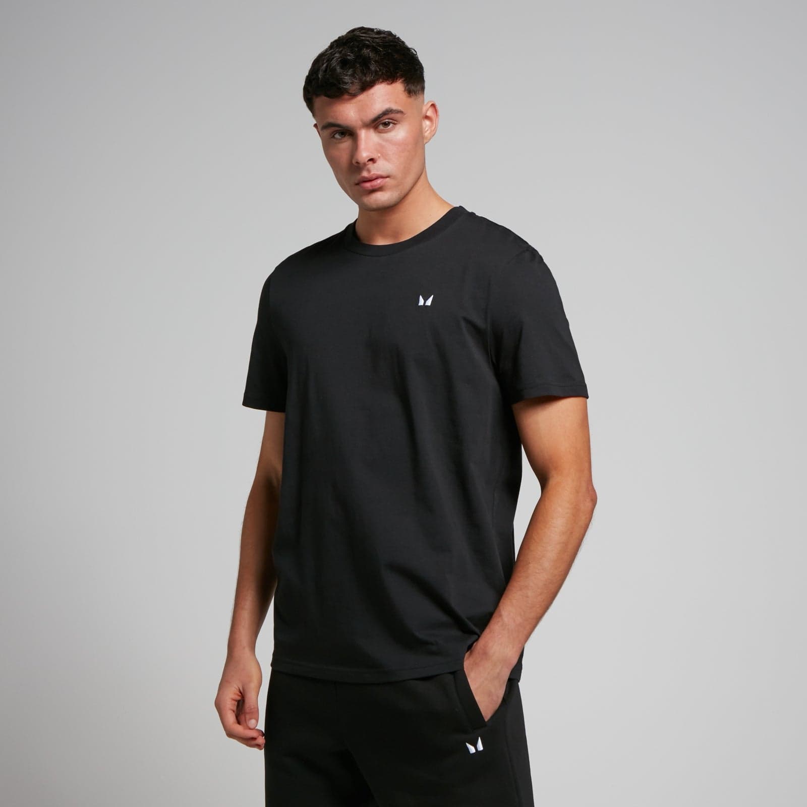 Mp Herren Rest Day Kurzarm-T-Shirt – Schwarz - Xxs