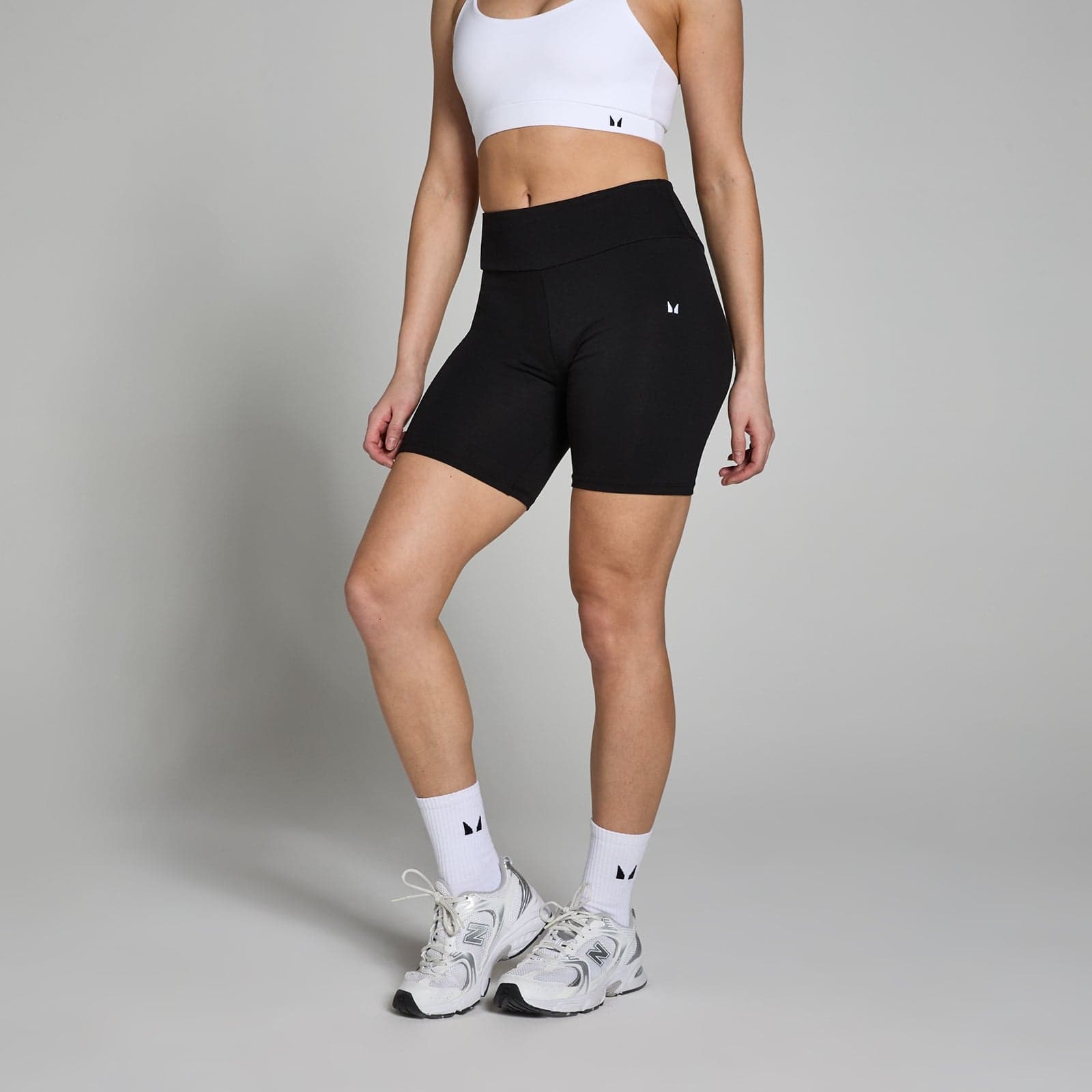 Mp Damen Basics Radlerhosen – Schwarz - L