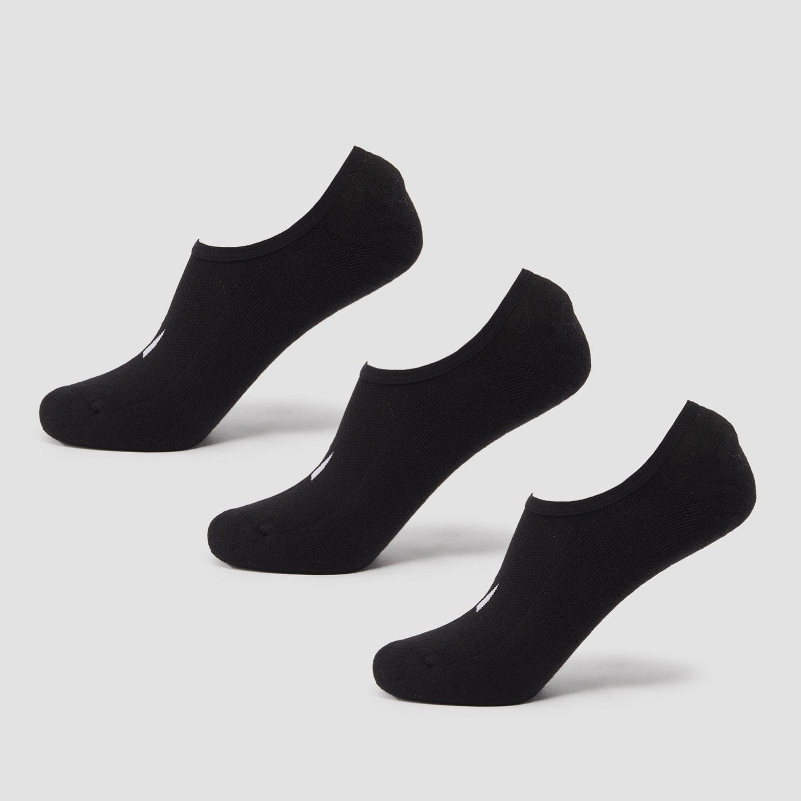 Mp Unisex Invisible Socks (3 Pack) - Black - Uk 12-14
