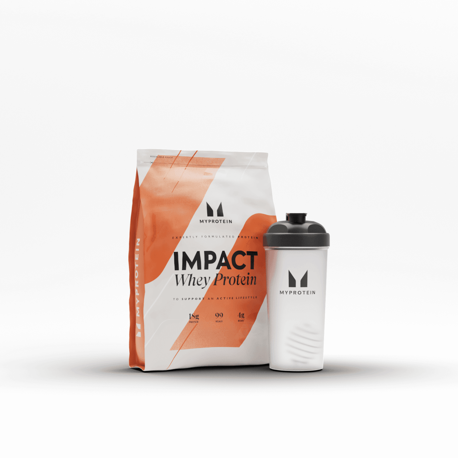 Impact Protein Bundle - 15portionen - Shaker - Chocolate Brownie