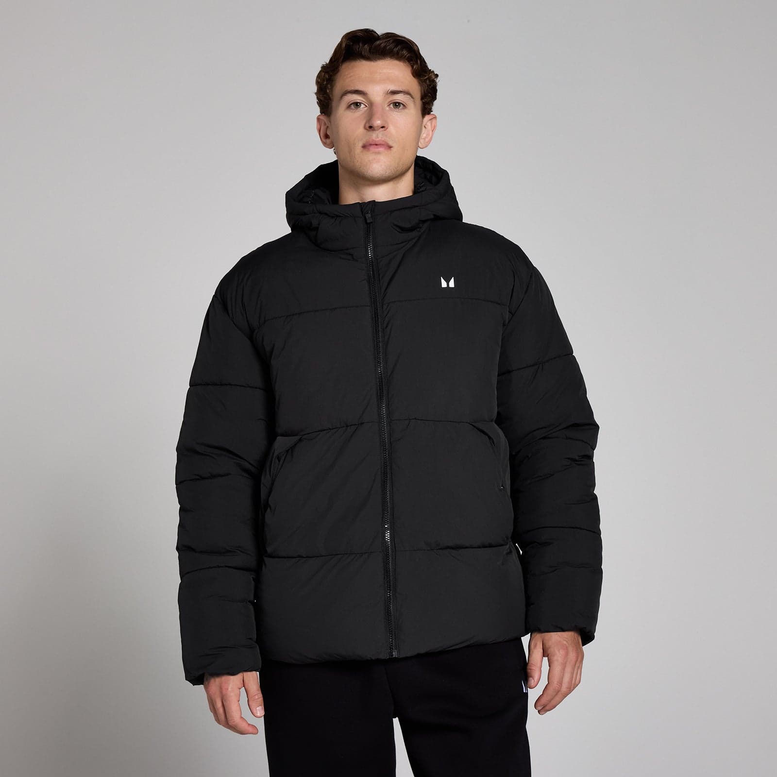 Mp Herren Kurze Steppjacke – Schwarz - Xxl