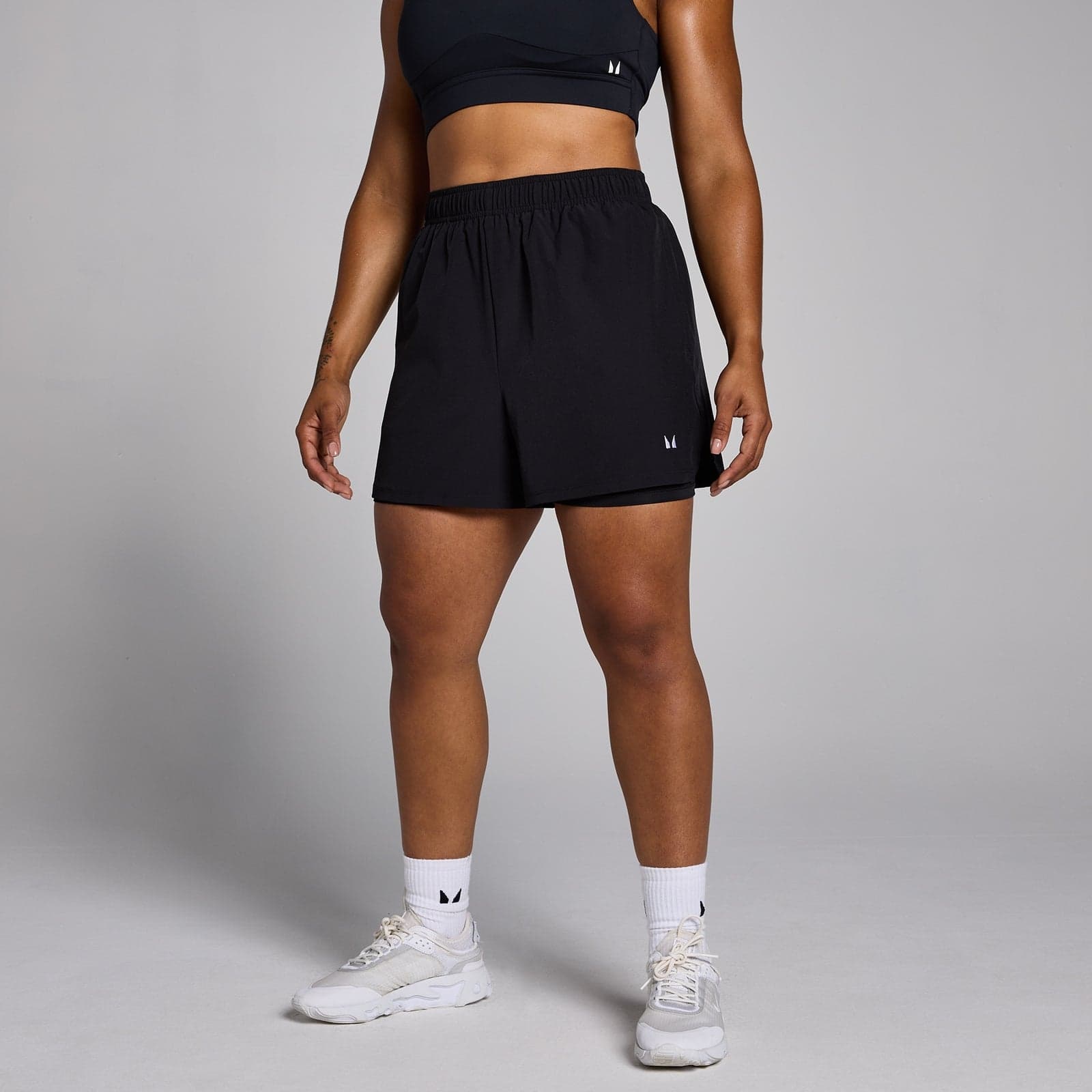 Mp Trainingsshorts 2-In-1 Short Für Damen — Schwarz - Xs