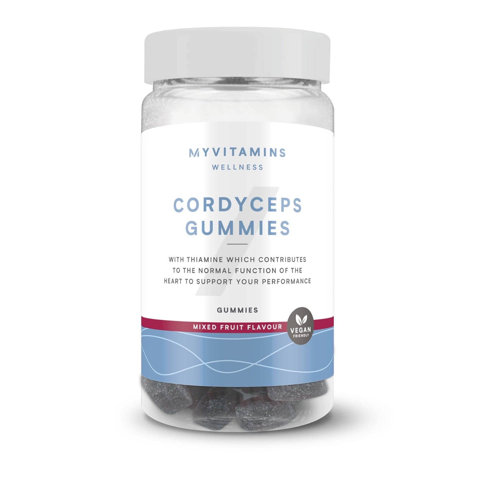 Vitalpilz-Fruchtgummis - 60gummibärchen - Cordyceps (Perform) - Mixed Fruit