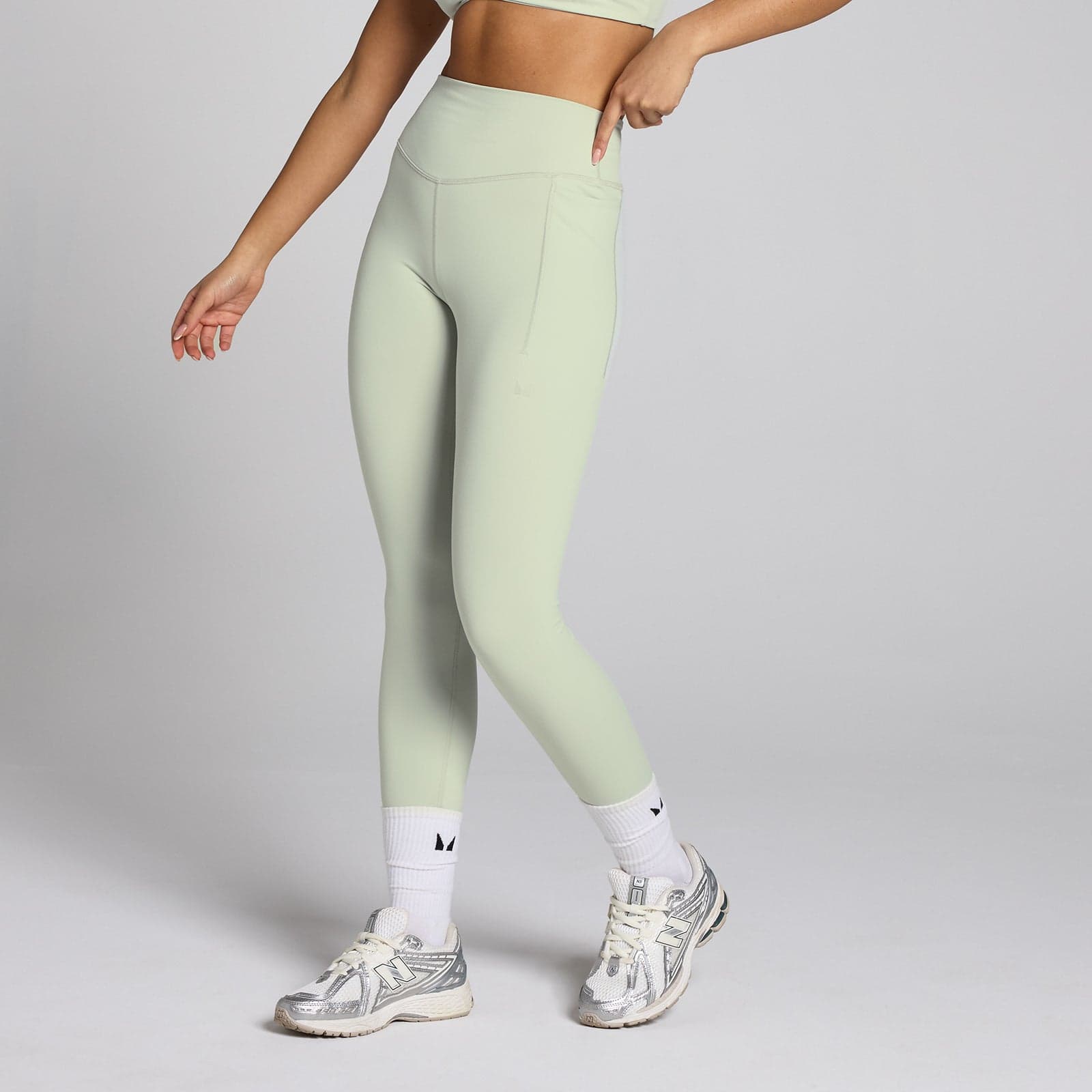 Mp Damen Lifestyle Training Leggings – Mineralgrün - L
