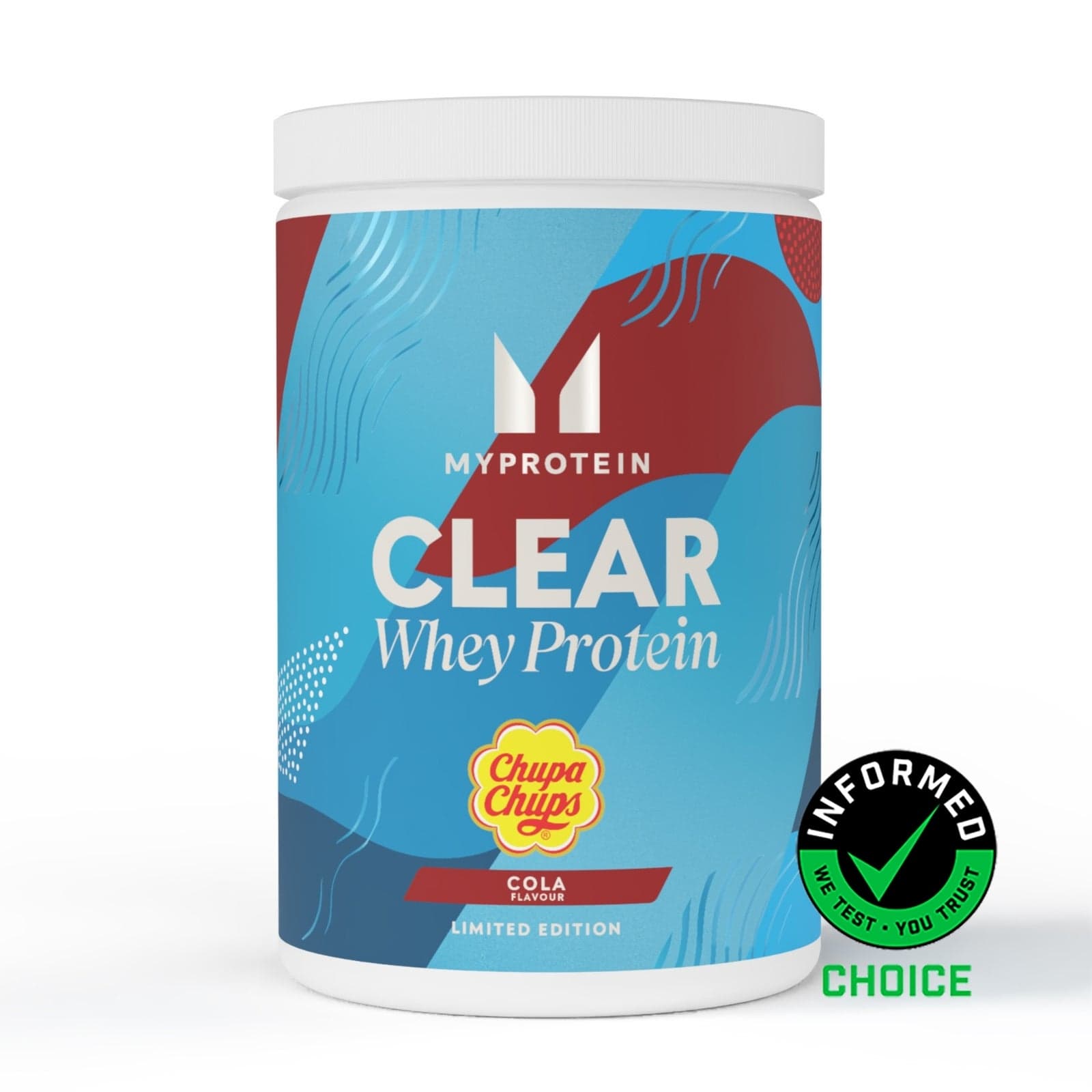 Clear Whey Isolat - 520g - 20portionen - Chupa Chups® - Cola