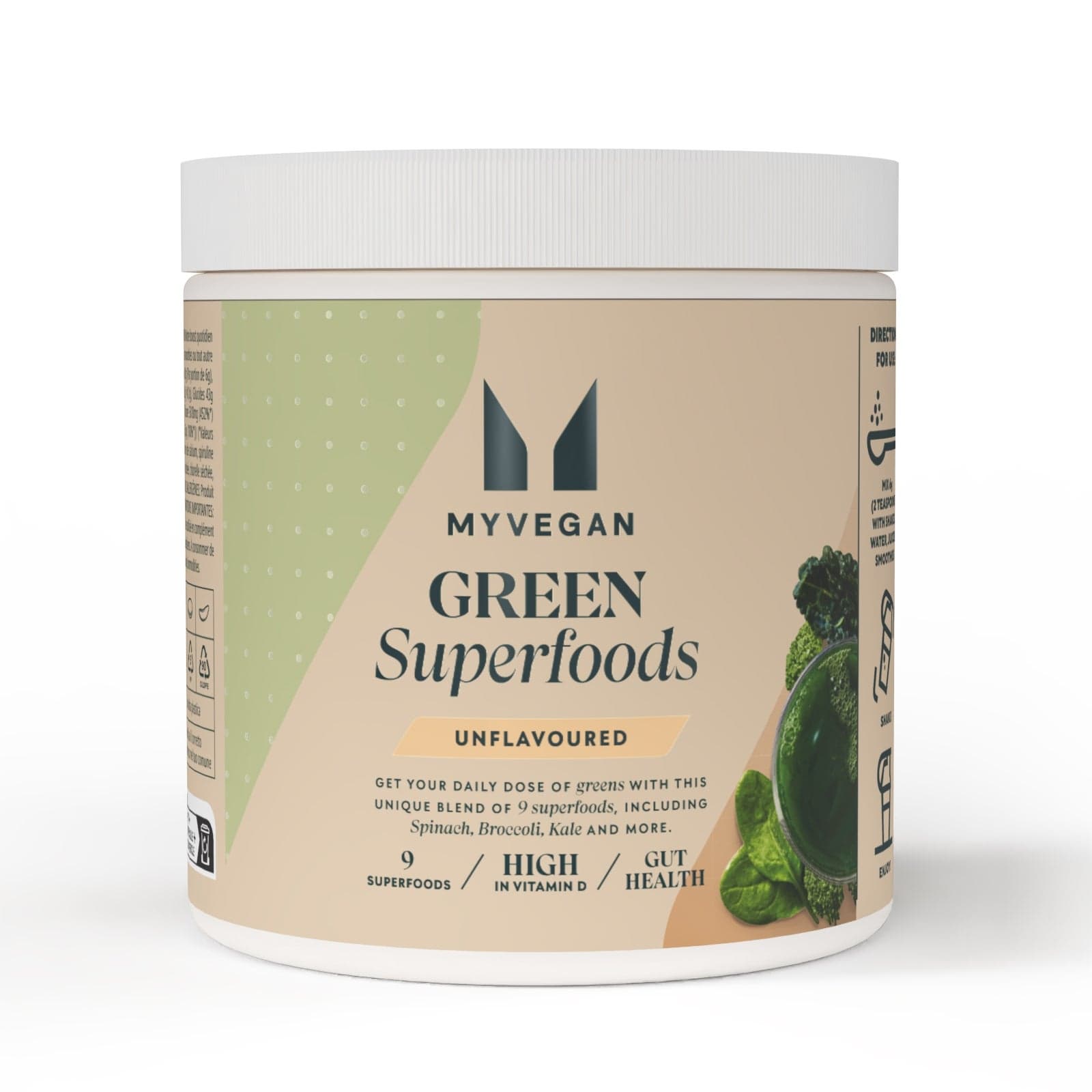 Green Superfoods - 50portionen - Geschmacksneutral