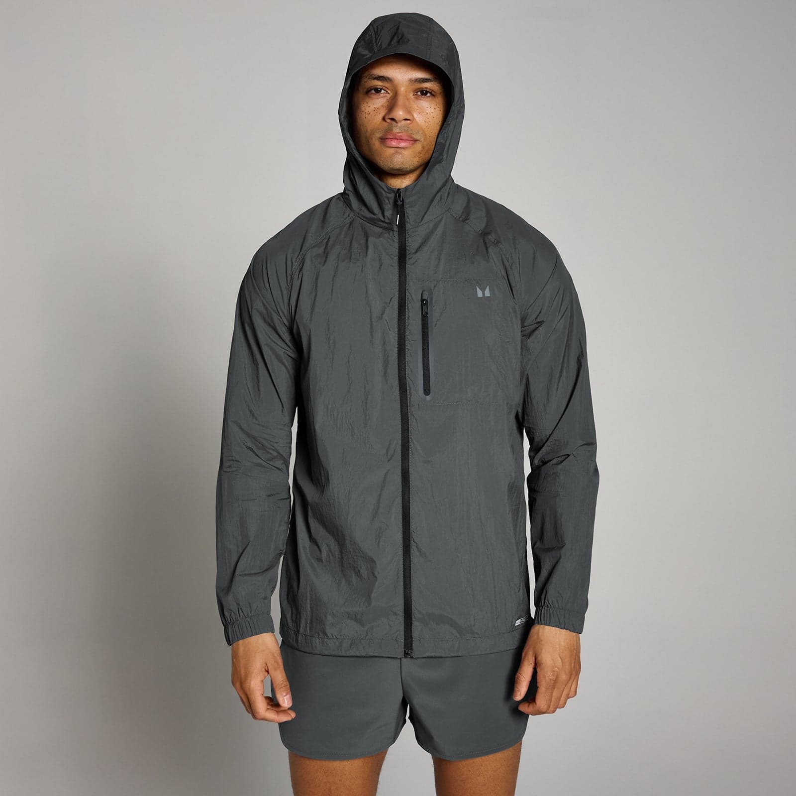 Mp Herren Velocity Leichte Jacke – Dunkelgrau - Xs