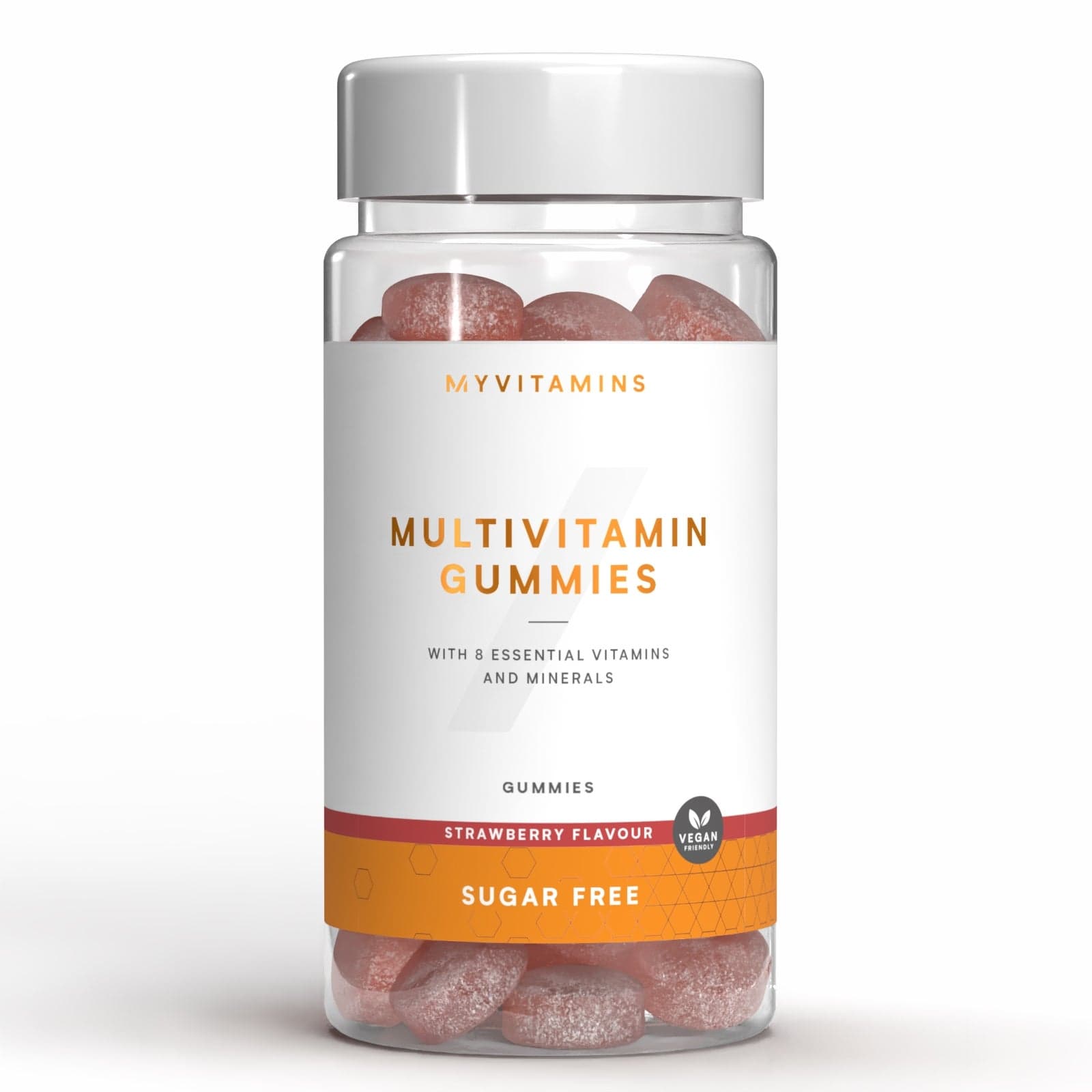 Multivitamin-Fruchtgummi - 60gummibärchen - Sugar Free Strawberry