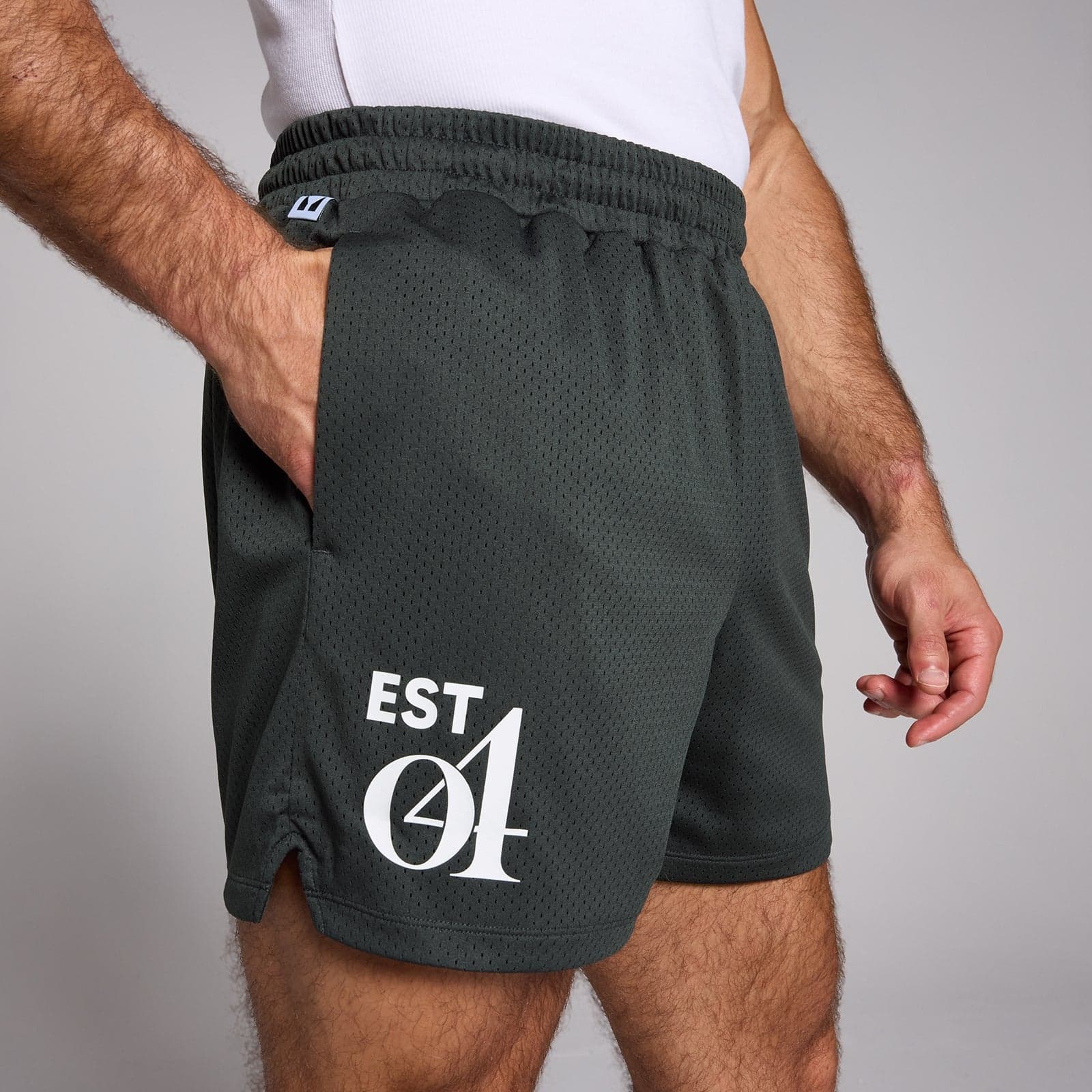 Mp Herren Netz-Shorts – Verwaschenes Schwarz - Xs