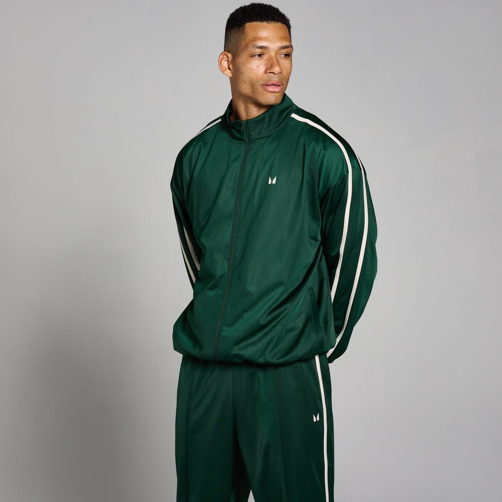 Mp Herren Trikot Trainingsjacke – Dunkles Smaragdgrün - M