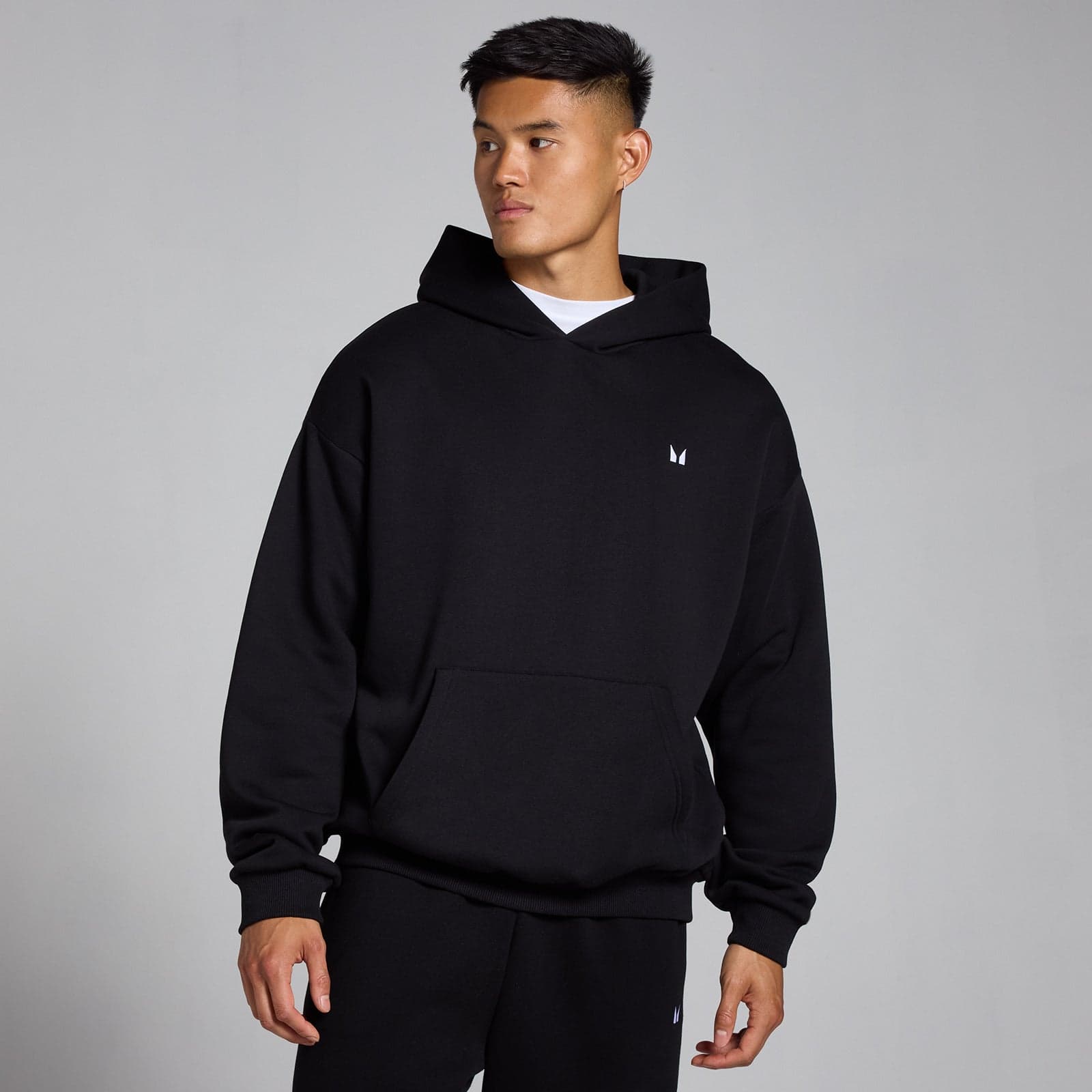 Mp Herren Rest Day Oversized Kapuzenpulli – Schwarz - Xl