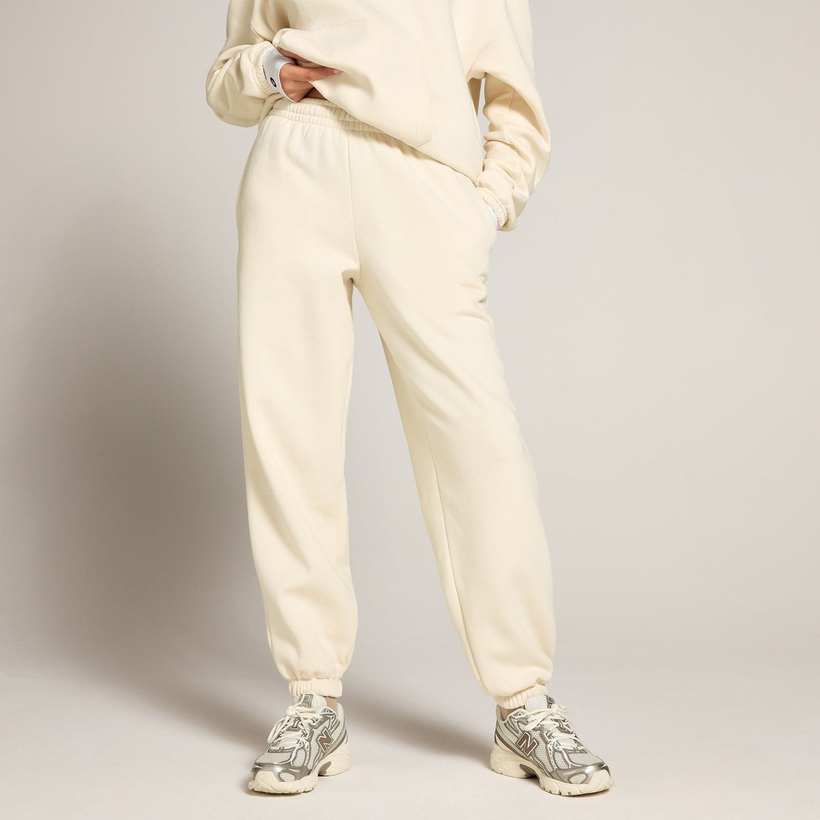Mp X Tatiana Ultra Oversized-Jogginghose – Cremig Weiß - Xl