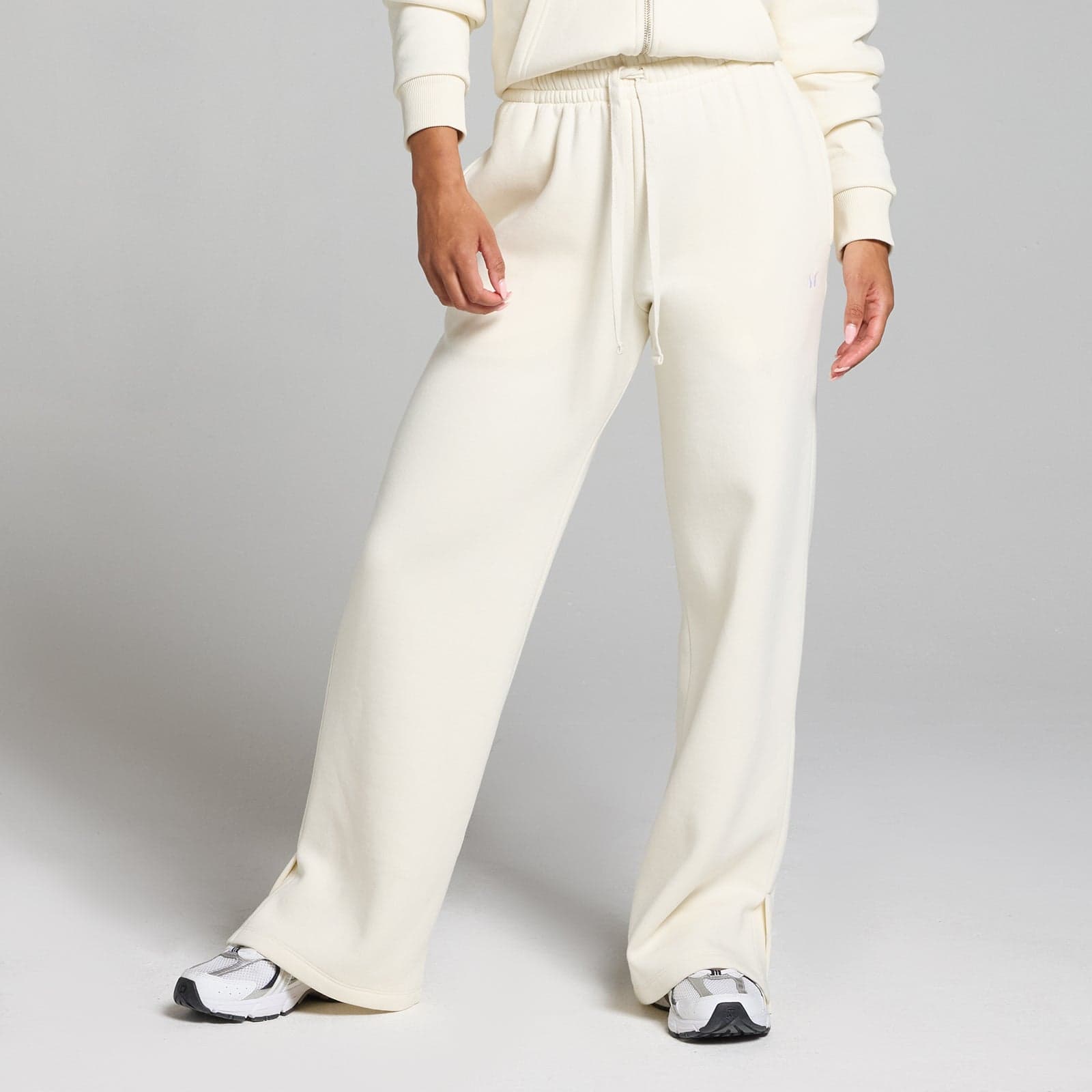 Mp Damen Basics Jogginghose Mit Geradem Bein – Helles Cremeweiß - L