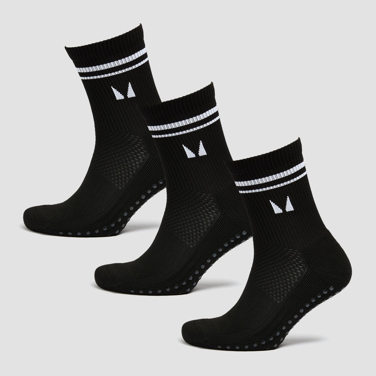 Mp Pilates-Socken (3er Pack) – Schwarz - Uk 12-14