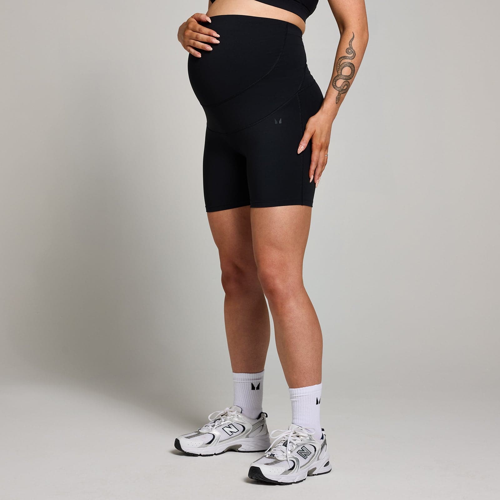Mp Damen Umstands-Radlerhose Über Dem Babybauch – Schwarz - S