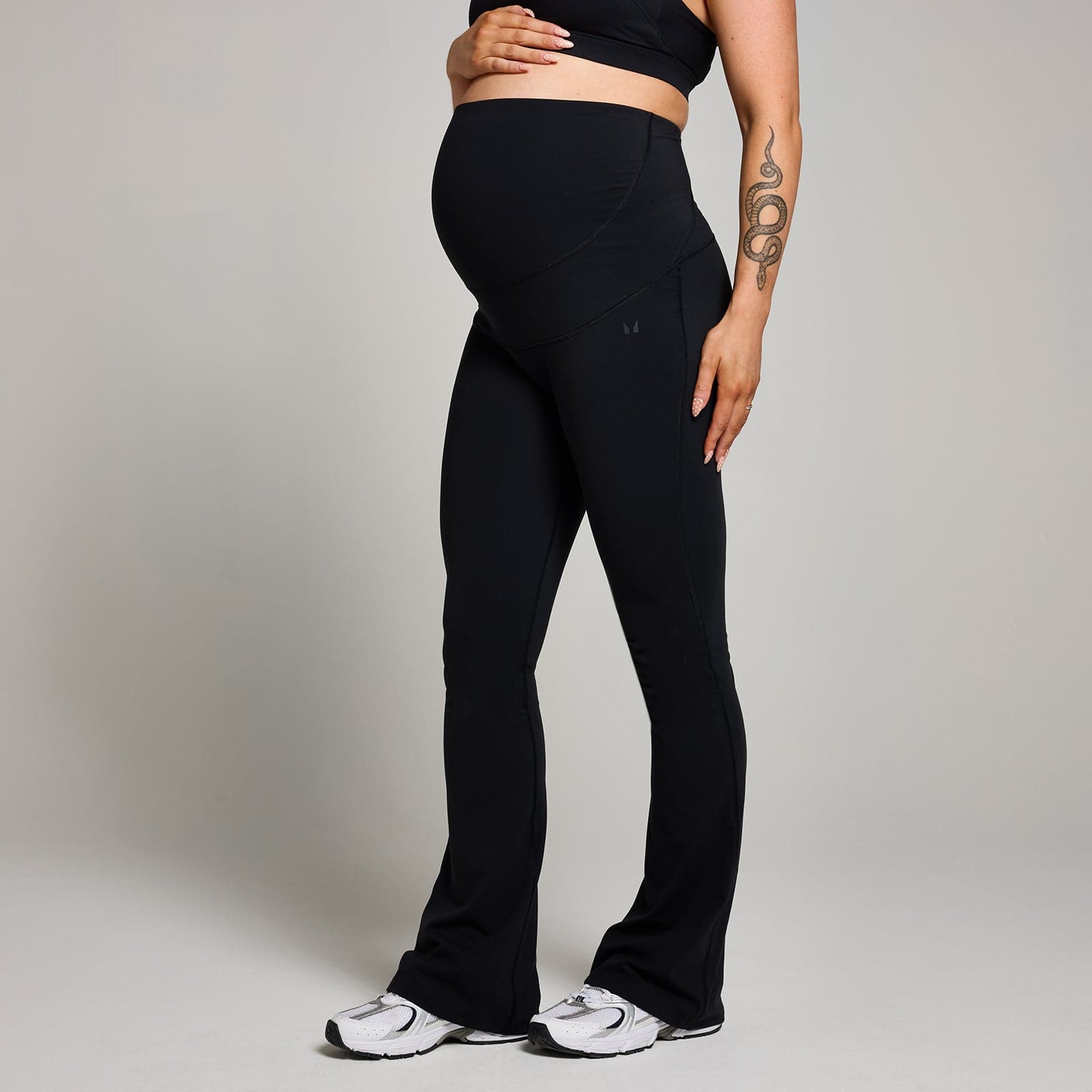 Mp Damen Umstands-Schlagleggings Über Dem Babybauch – Schwarz - Xs