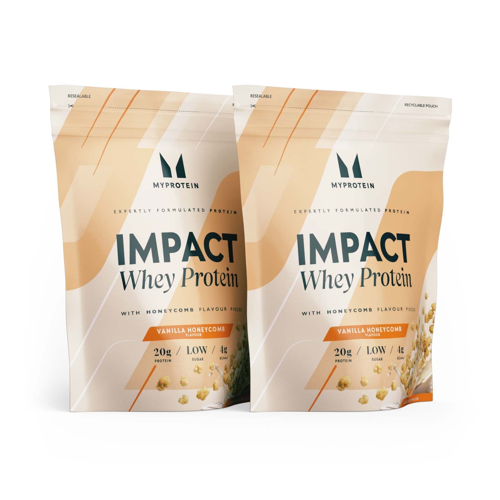 Impact Whey Protein - 1.92kg - 64portionen - Vanille-Honig Mit Knusprigen Keksstückchen