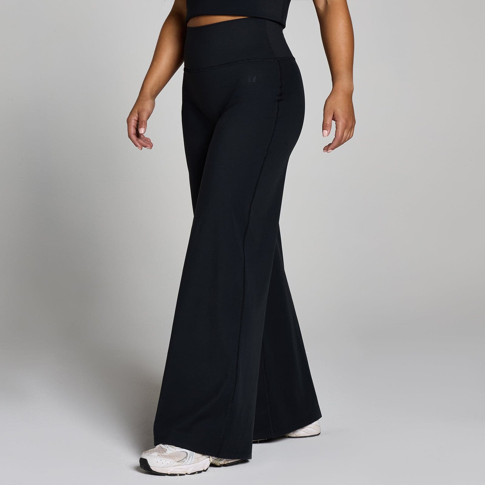 Mp Damen Petite Tempo Hose Mit Weitem Bein - Schwarz - Xl