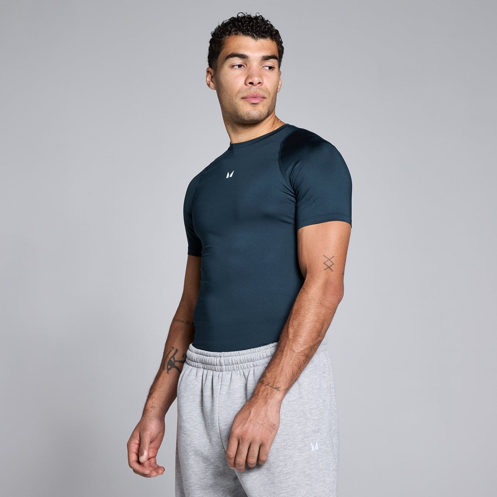 Mp Herren Training Kurzarm Baselayer - Dunkelsaphir - Xxl