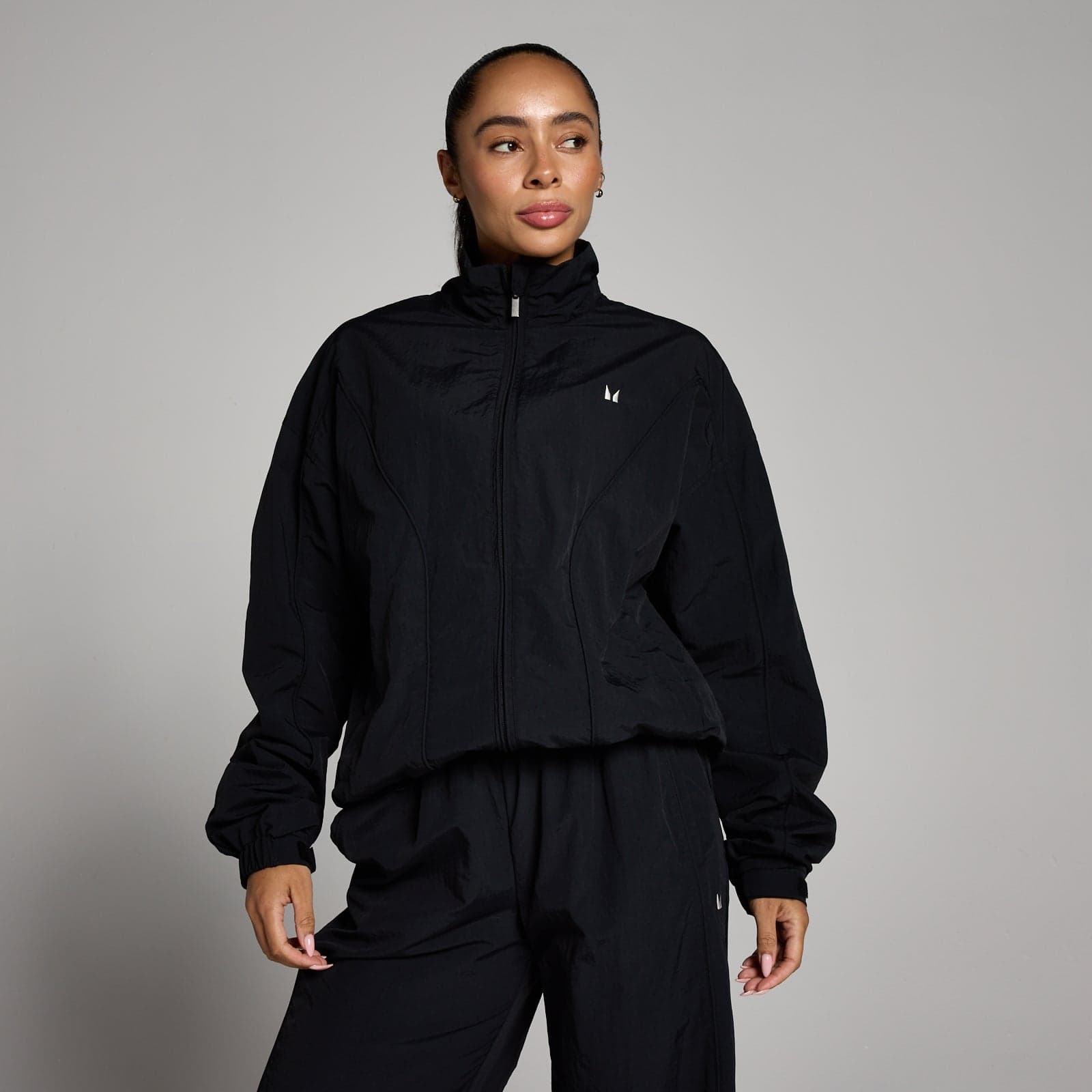 Mp Damen Gewebte Jacke - Schwarz - L