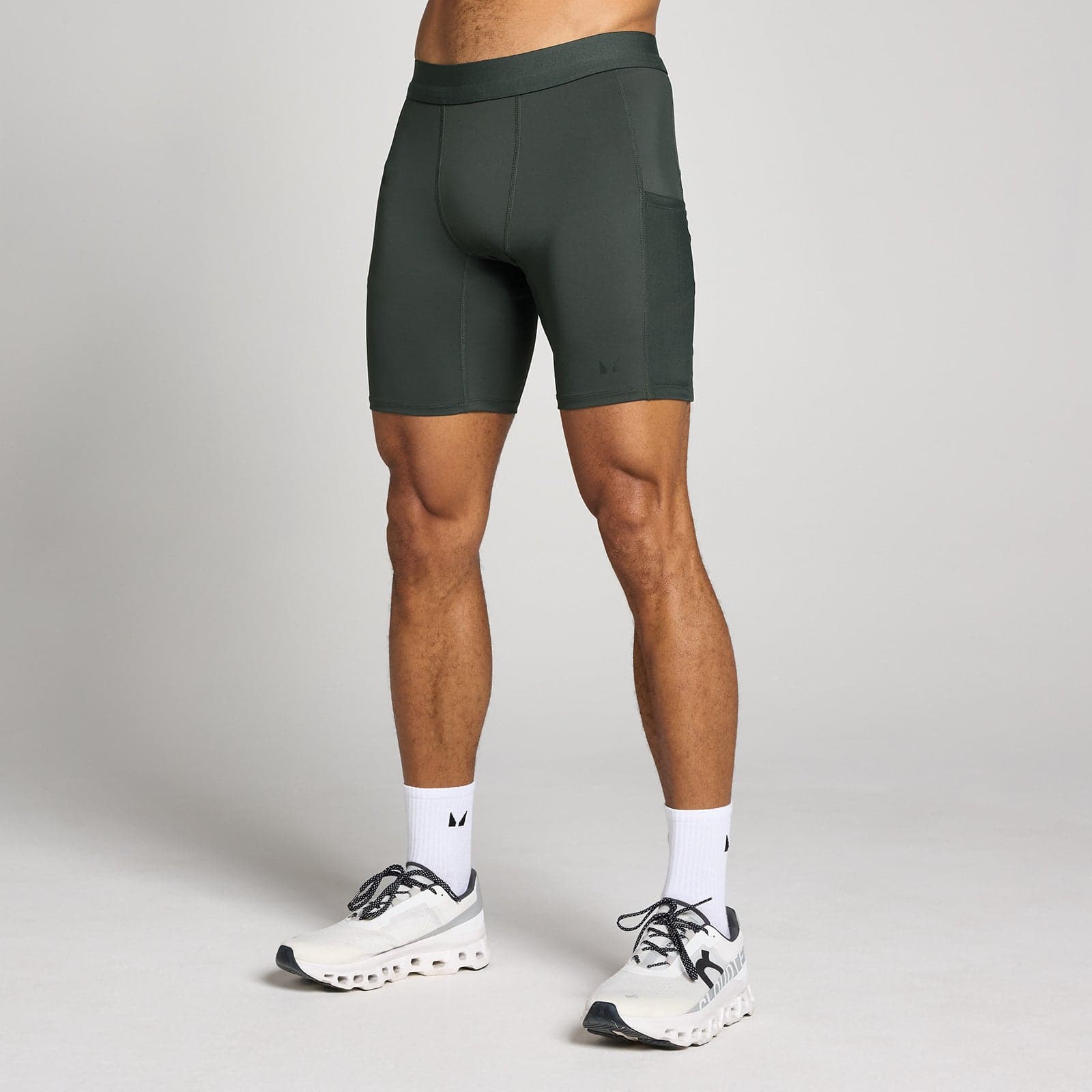 Mp Herren Hybrid Pocket Half Tight - Gewaschen Schwarz - Xxl
