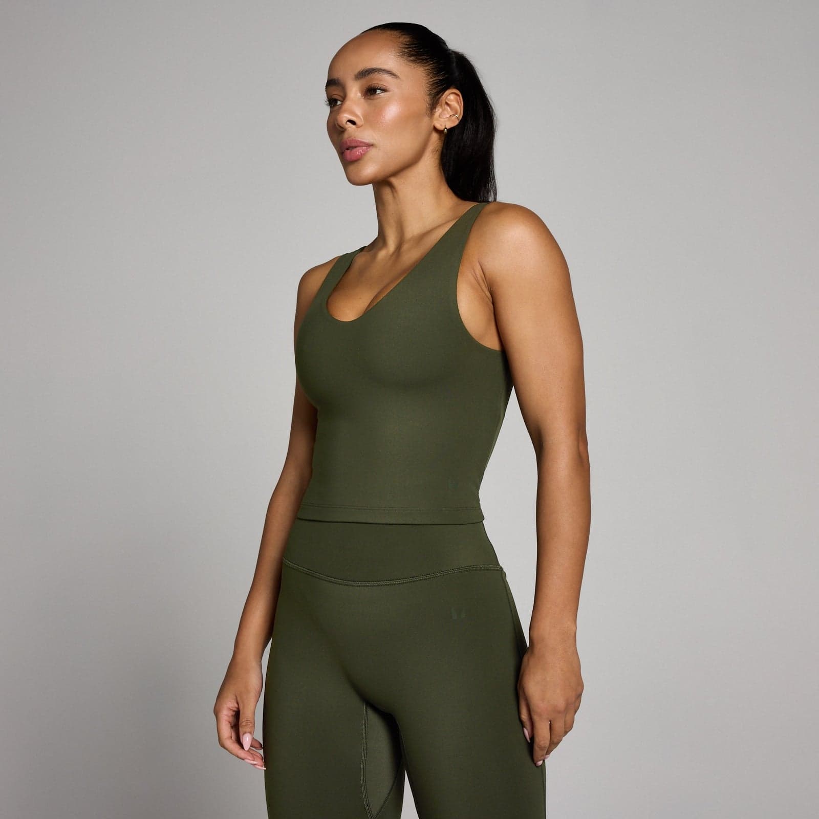 Mp Damen Tempo Top - Waldgrün - Xs