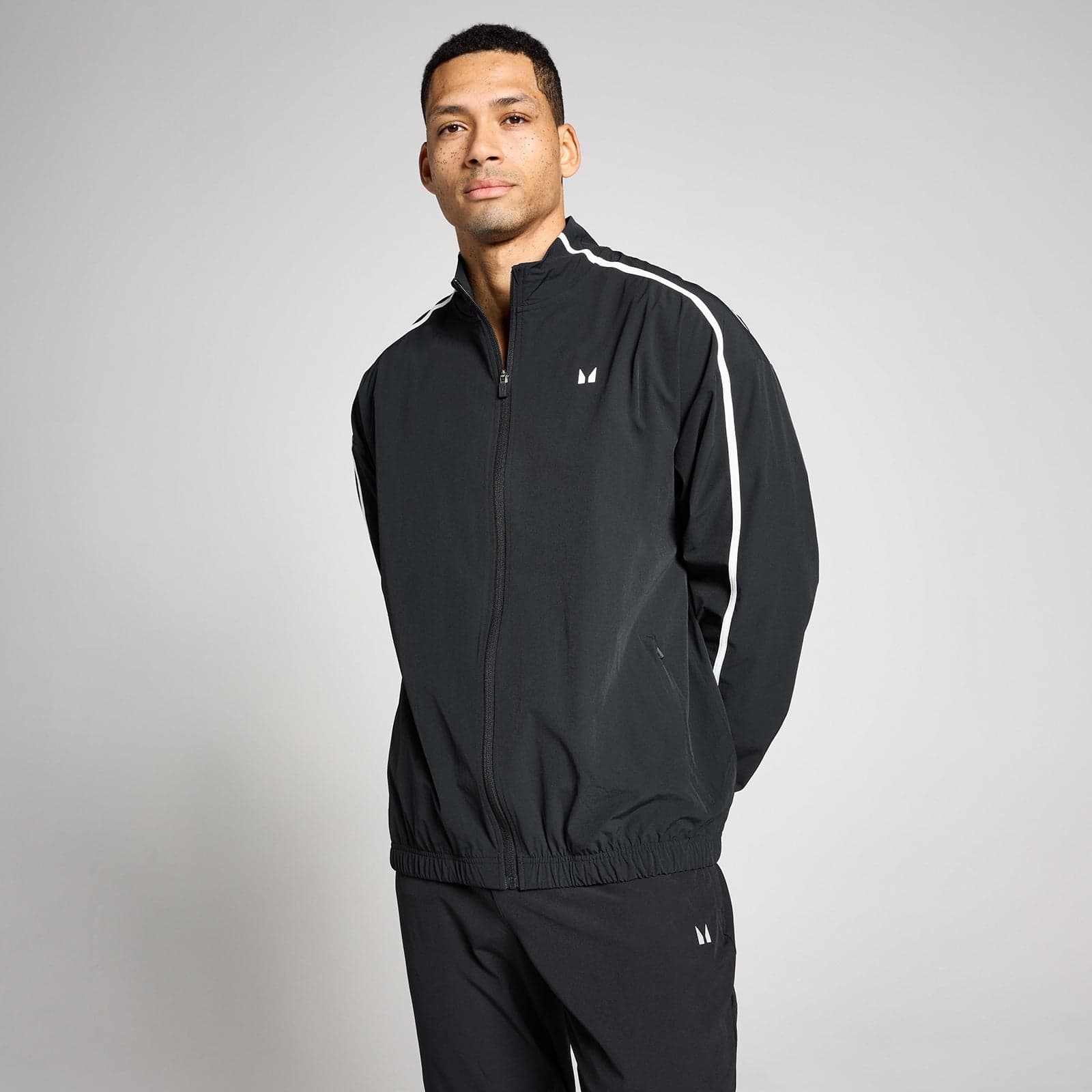 Mp Herren Tempo Panel Woven Jacke - Schwarz - M