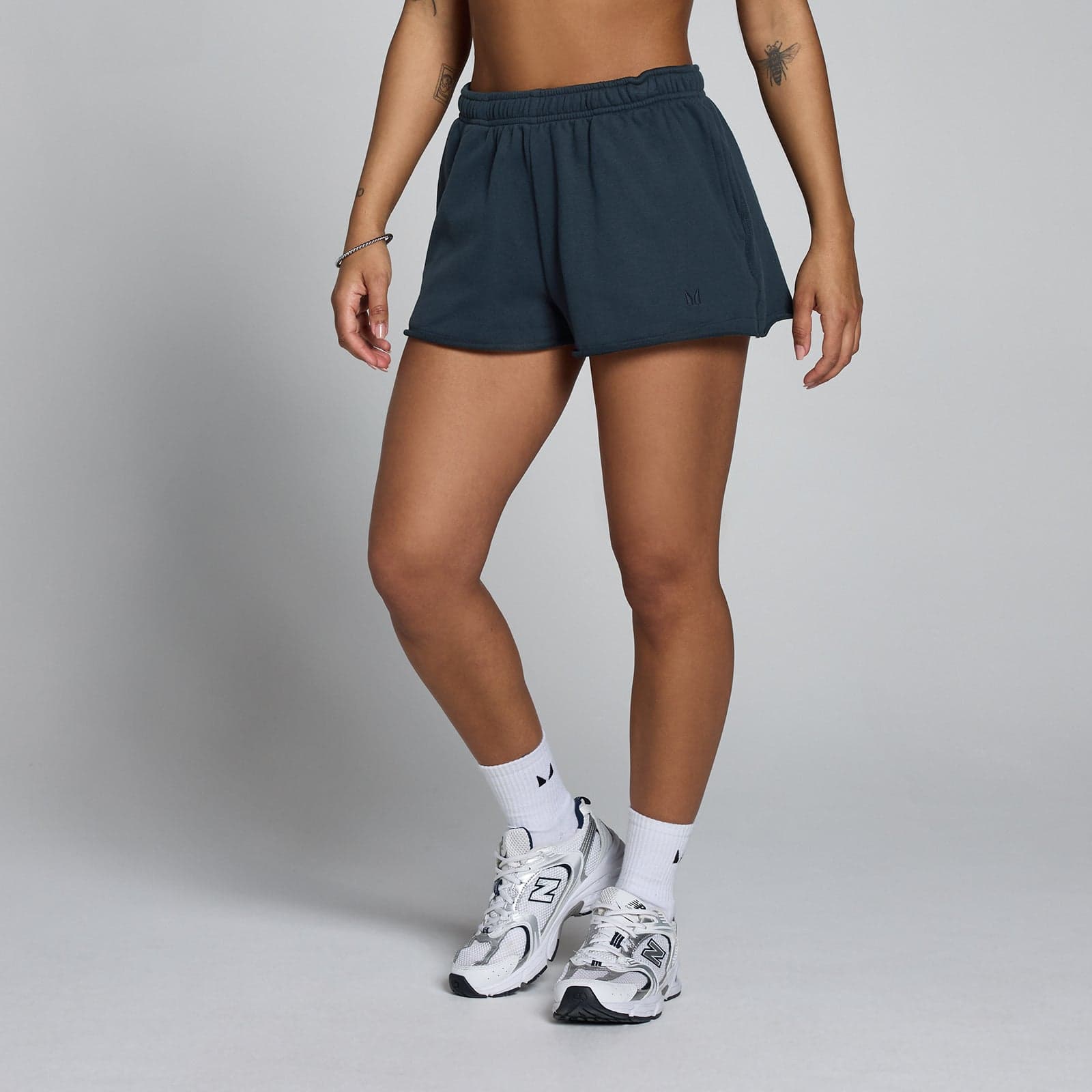 Mp Damen Leichte Loopback-Sweatshorts – Verblichenes Blau - Xl