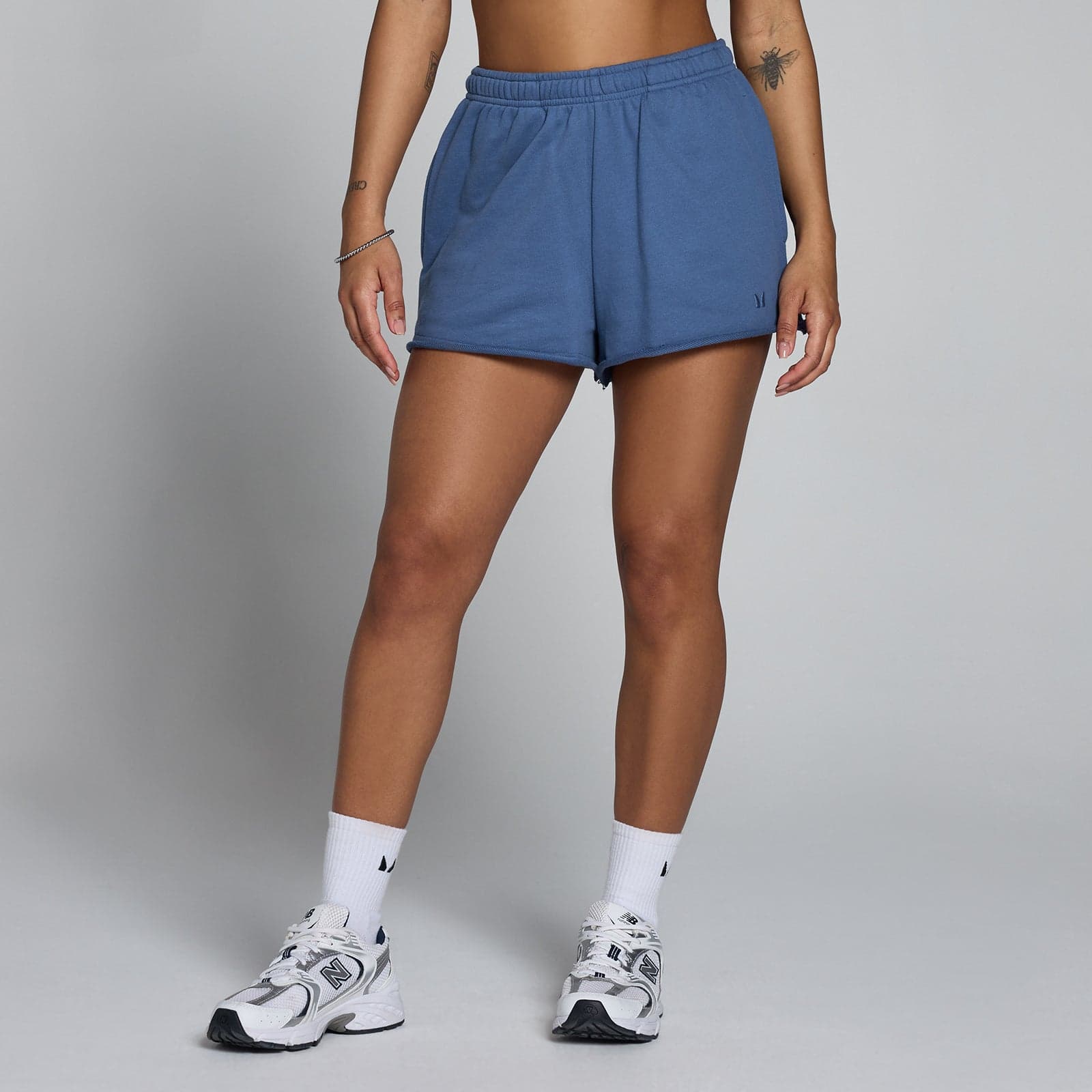 Mp Damen Lightweight Loopback Sweatshorts - Slate Blue - Xl